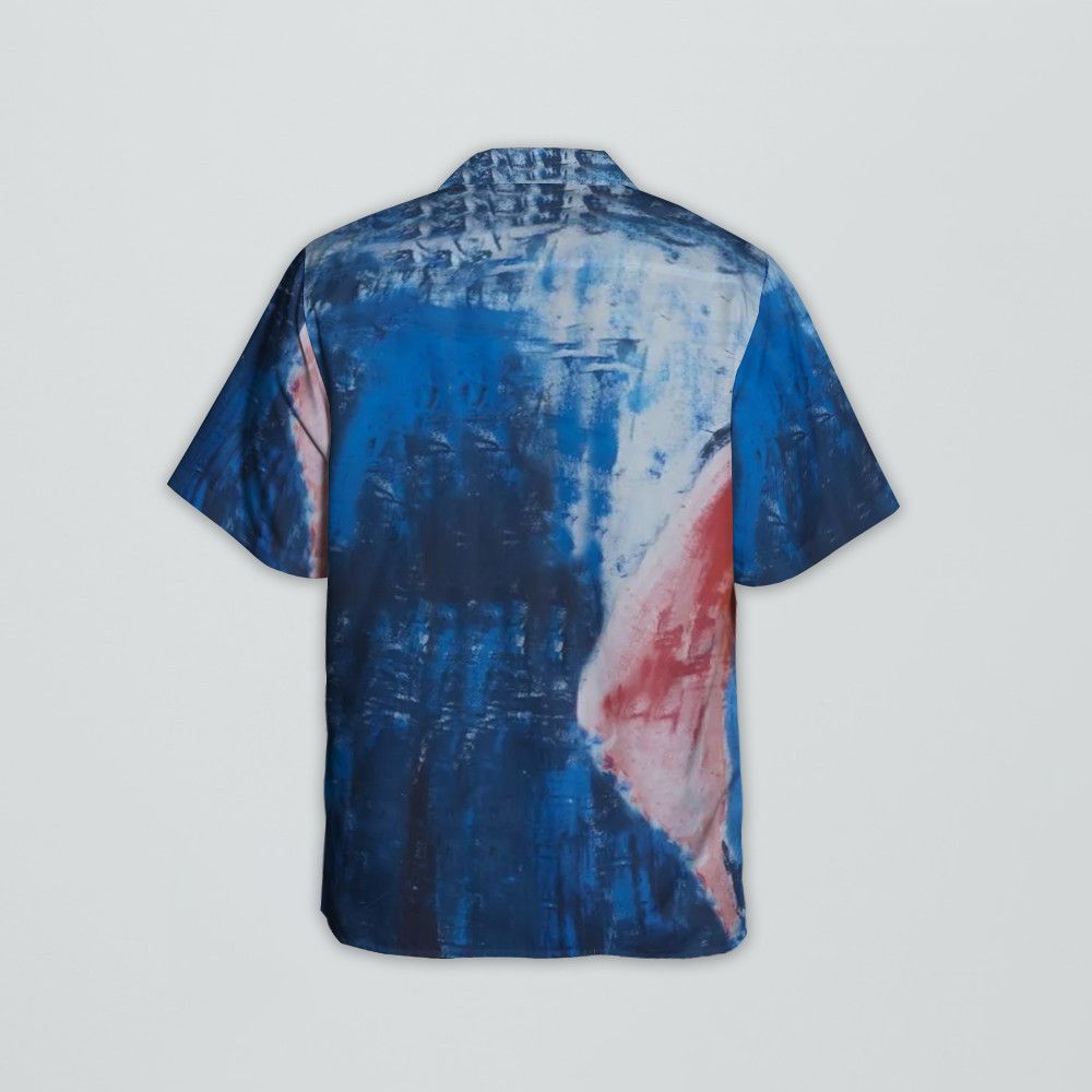 Designer Painterly-Print Short-Sleeve Shirt Size US XL / EU 56 / 4 - 4 Thumbnail