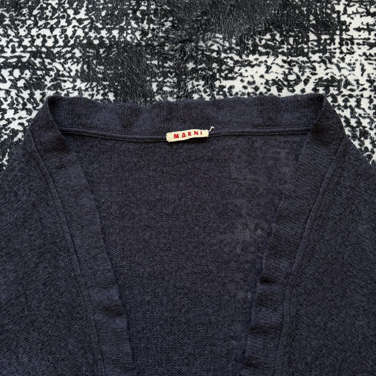 Marni Vintage Marni Mohair Knit Cardigan Size S / US 4 / IT 40 - 2 Thumbnail