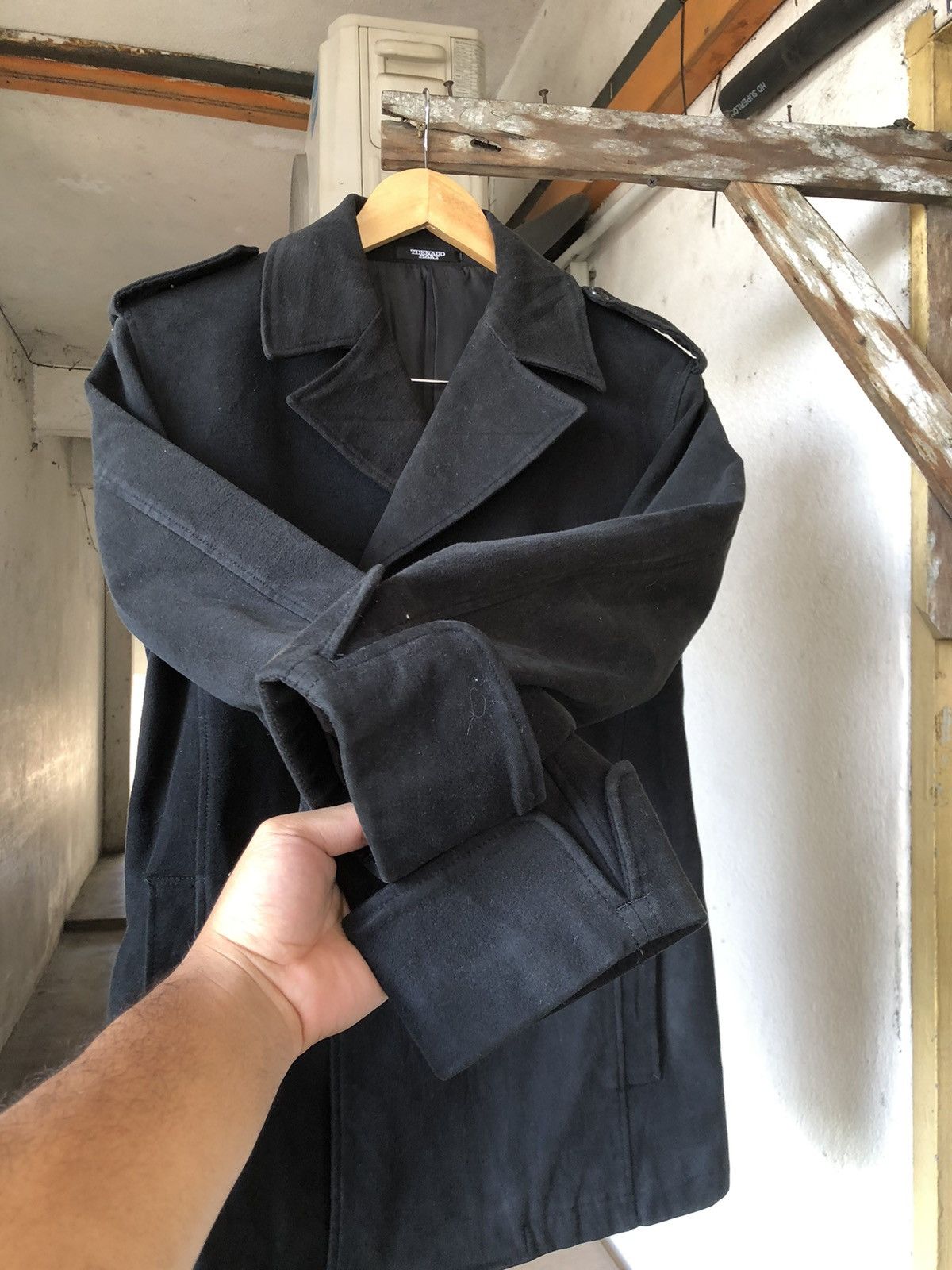 If Six Was Nine 🥷Tornado Mart Japan Punk Double Collar Cotton Jacket Size US L / EU 52-54 / 3 - 10 Thumbnail