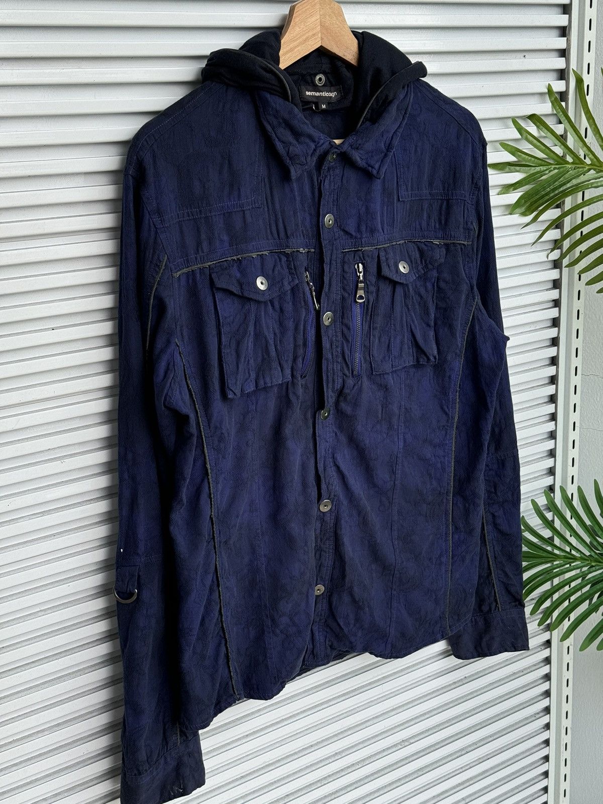 If Six Was Nine Vintage Semantic Design Button Jacket Hoodies Size US M / EU 48-50 / 2 - 1 Thumbnail