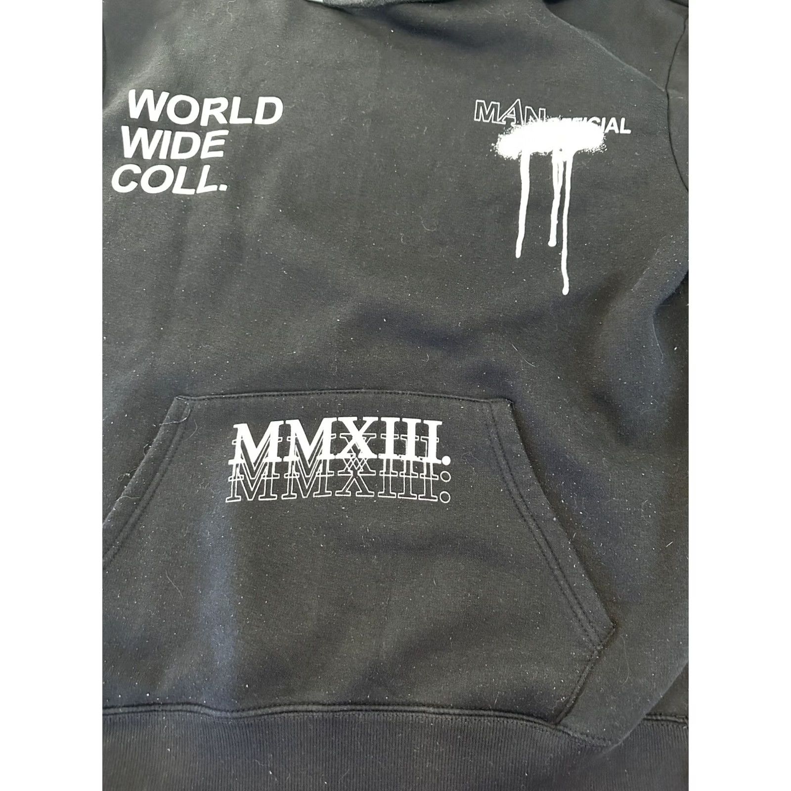 Boohoo Boohoo Man Official Hoodie Sweatshirt XL FW 20 Hoodie Men Black Logo Graphic Print Flames Pullover Winter Vintage No Size US XL / EU 56 / 4 - 2 Thumbnail