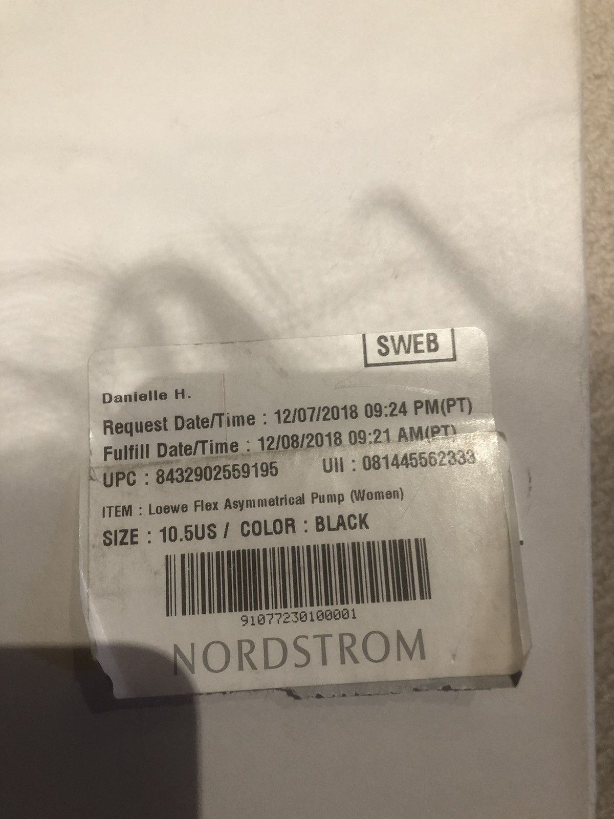 Loewe Loewe Flex Assymetrical Pump Size US 10.5 / IT 40.5 - 9 Thumbnail