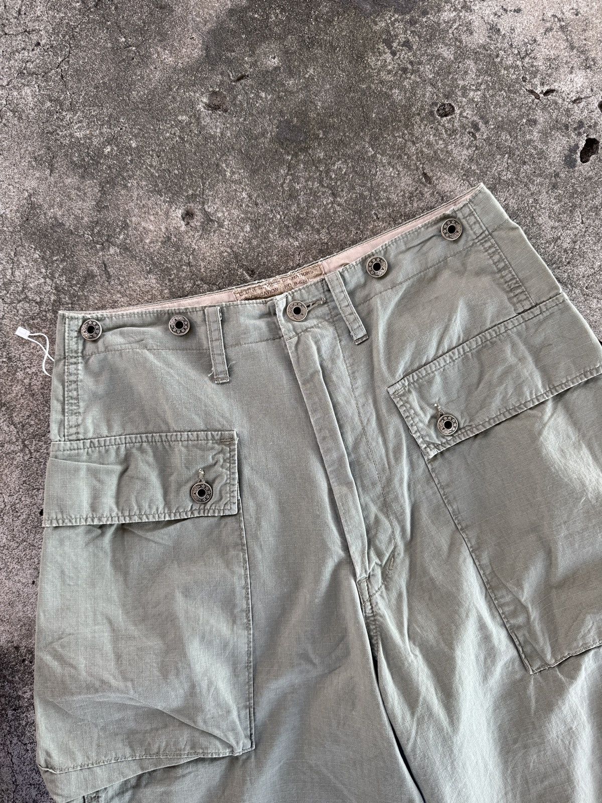 Japanese Brand Army Issue Blue Way Clothing Co.Monkey Pants Made In Japan Size US 29 - 6 Thumbnail