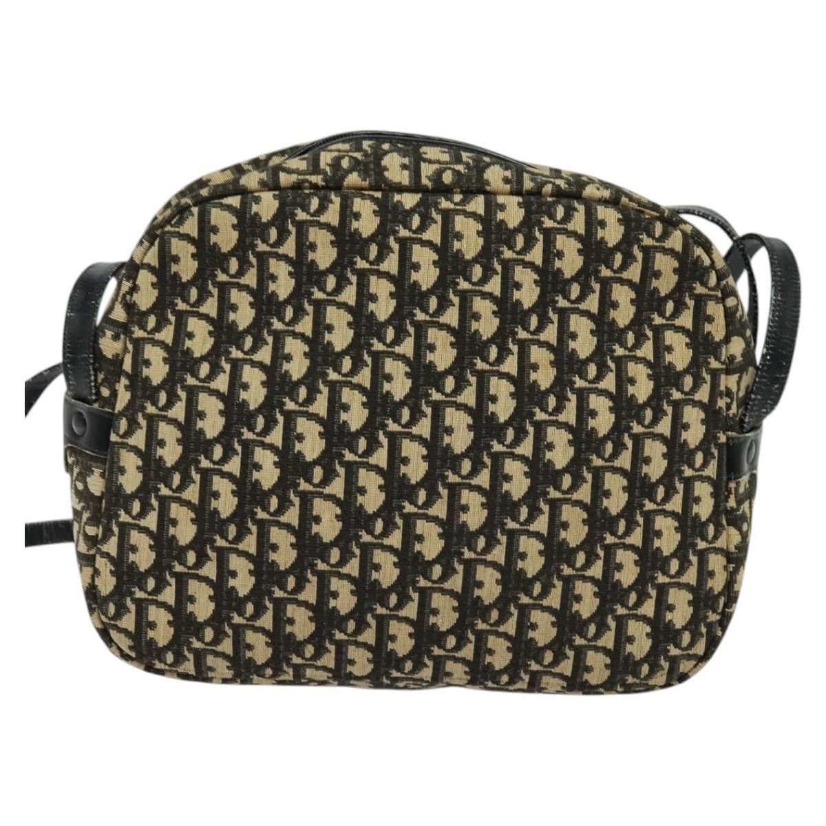Dior DIOR Trotter Canvas Shoulder Bag Black Size ONE SIZE - 3 Thumbnail