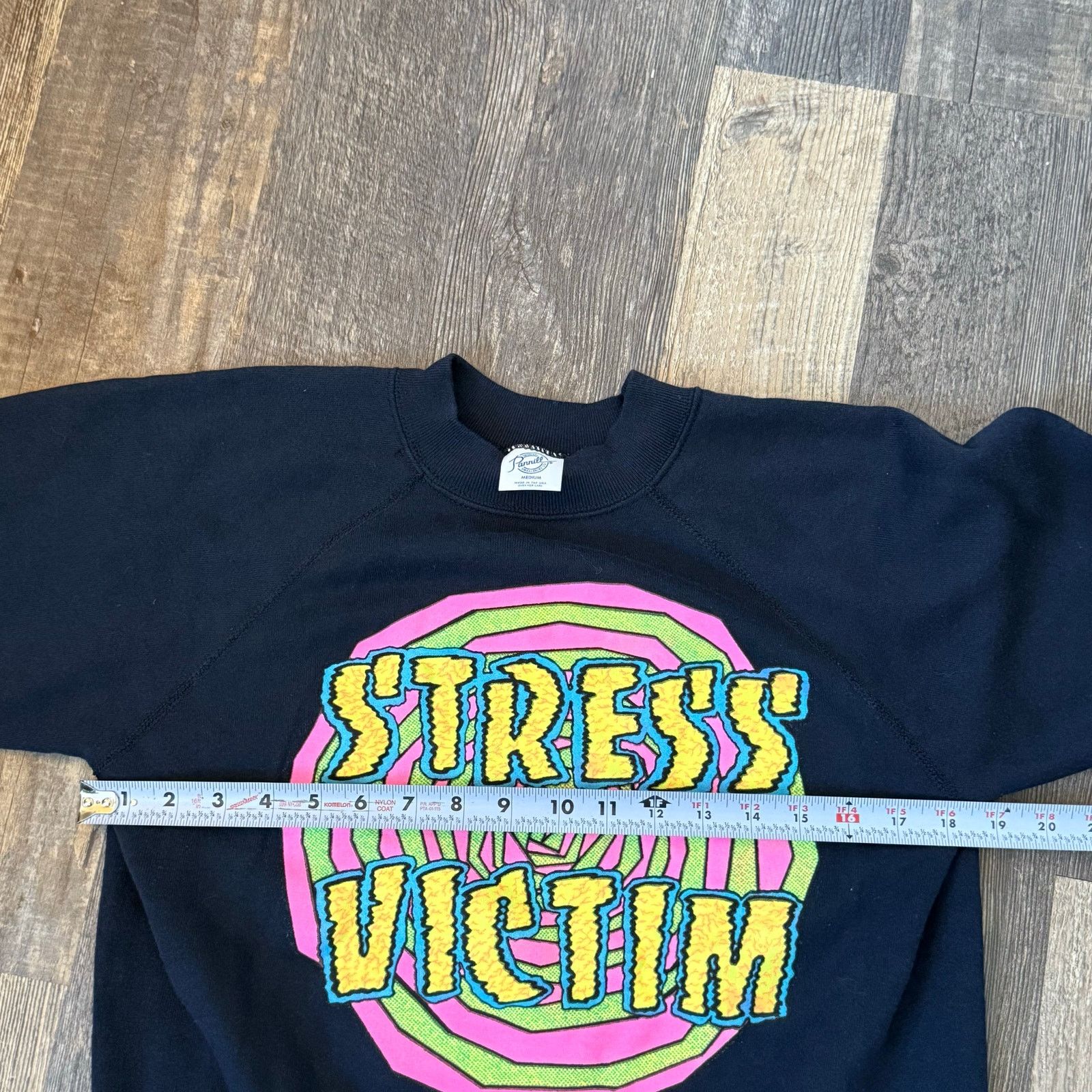 Vintage 1990 Pannill Stress Victim Sweatshirt Graphic Fantasy Art Size US S / EU 44-46 / 1 - 6 Thumbnail
