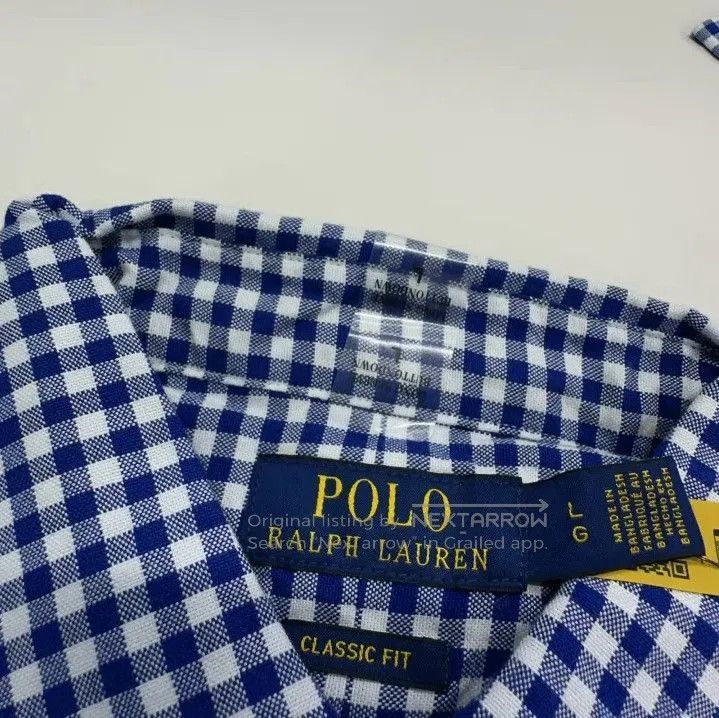Polo Ralph Lauren Polo Ralph Lauren Classic Oxford Check Long. Size US L / EU 52-54 / 3 - 5 Thumbnail