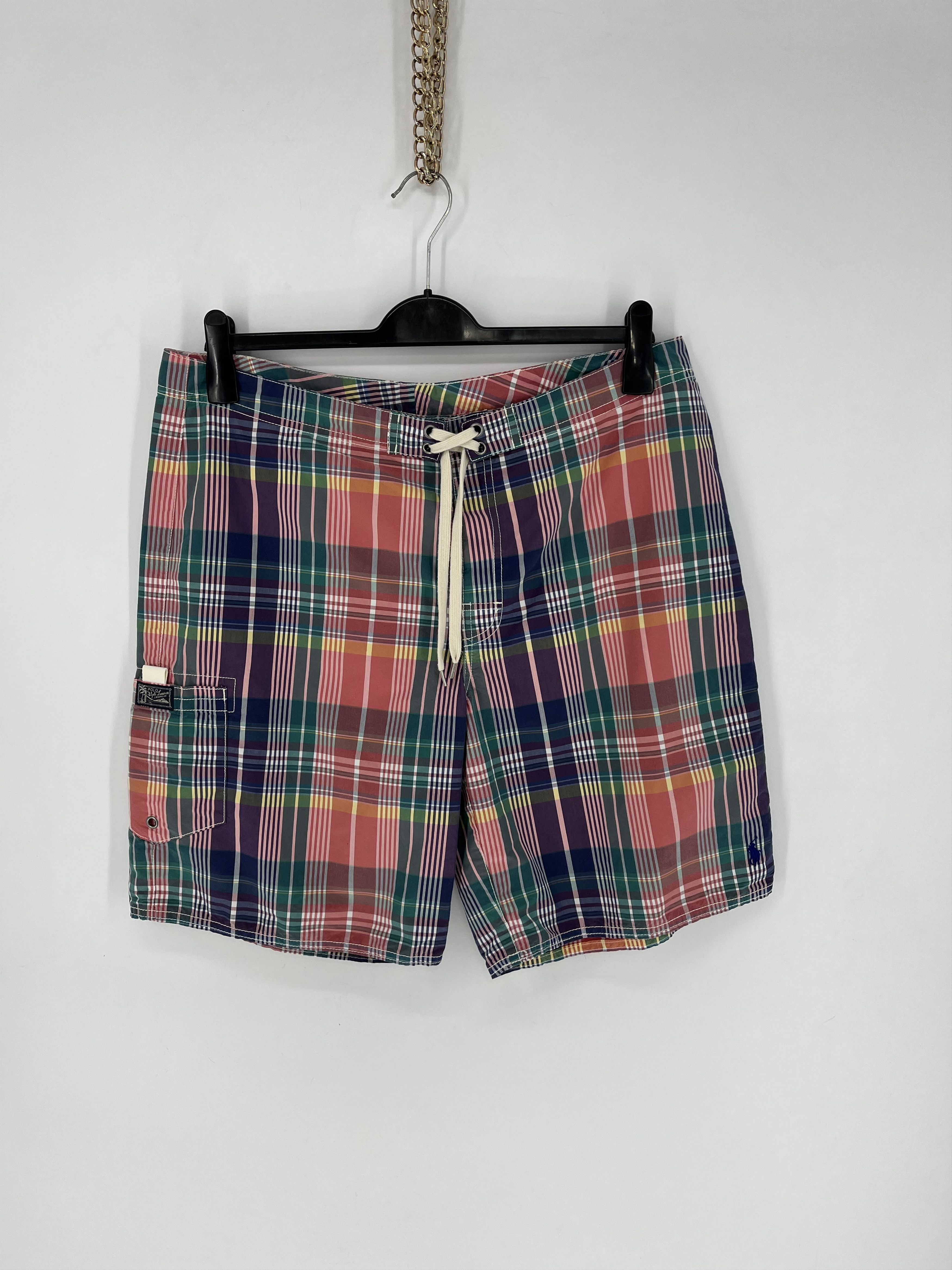 Polo Ralph Lauren × Ralph Lauren × Vintage Vintage Polo Ralph Lauren Striped Shorts Size US 36 / EU 52 - 3 Thumbnail