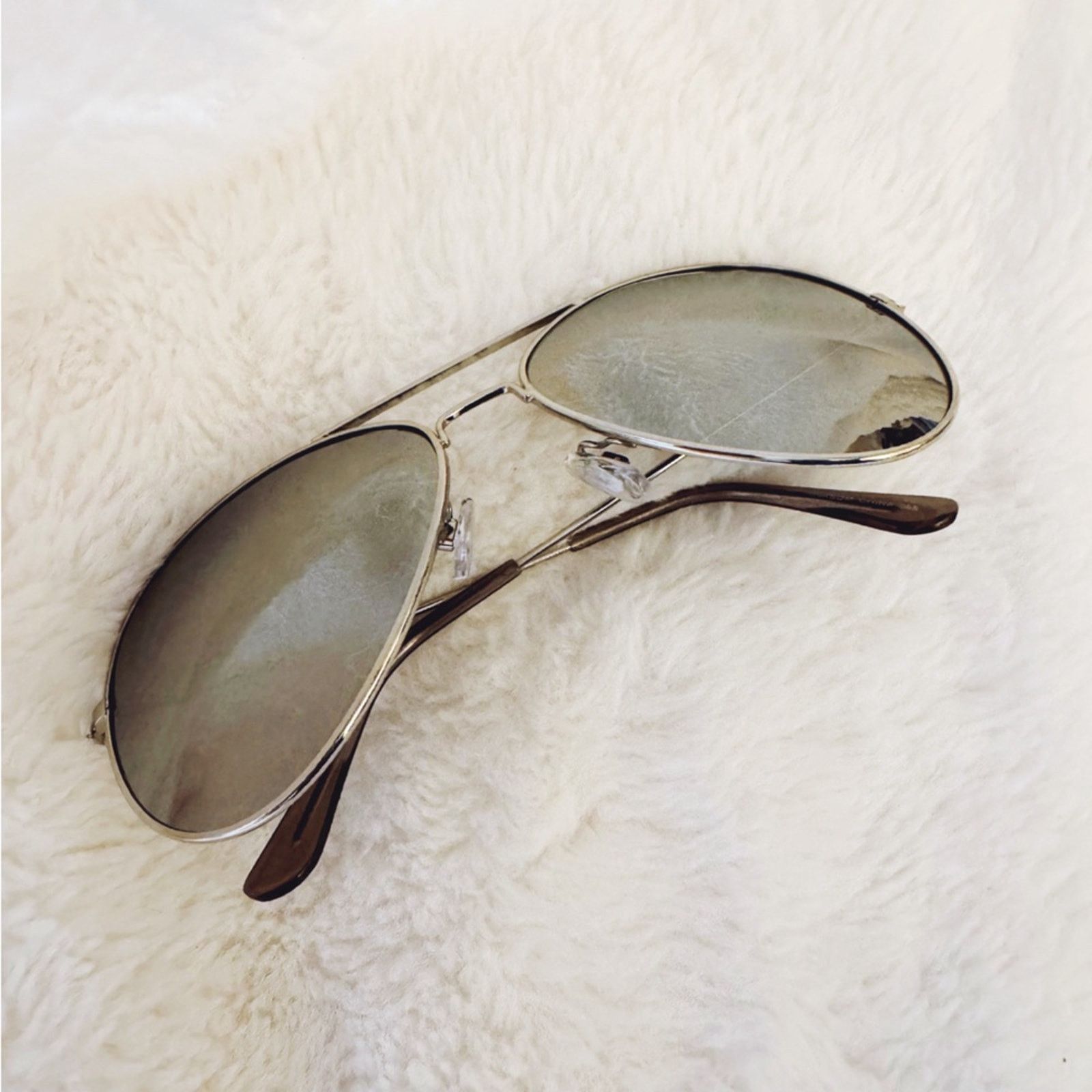 Other Clara Silver Classic Aviator Sunglasses Size ONE SIZE - 1 Thumbnail