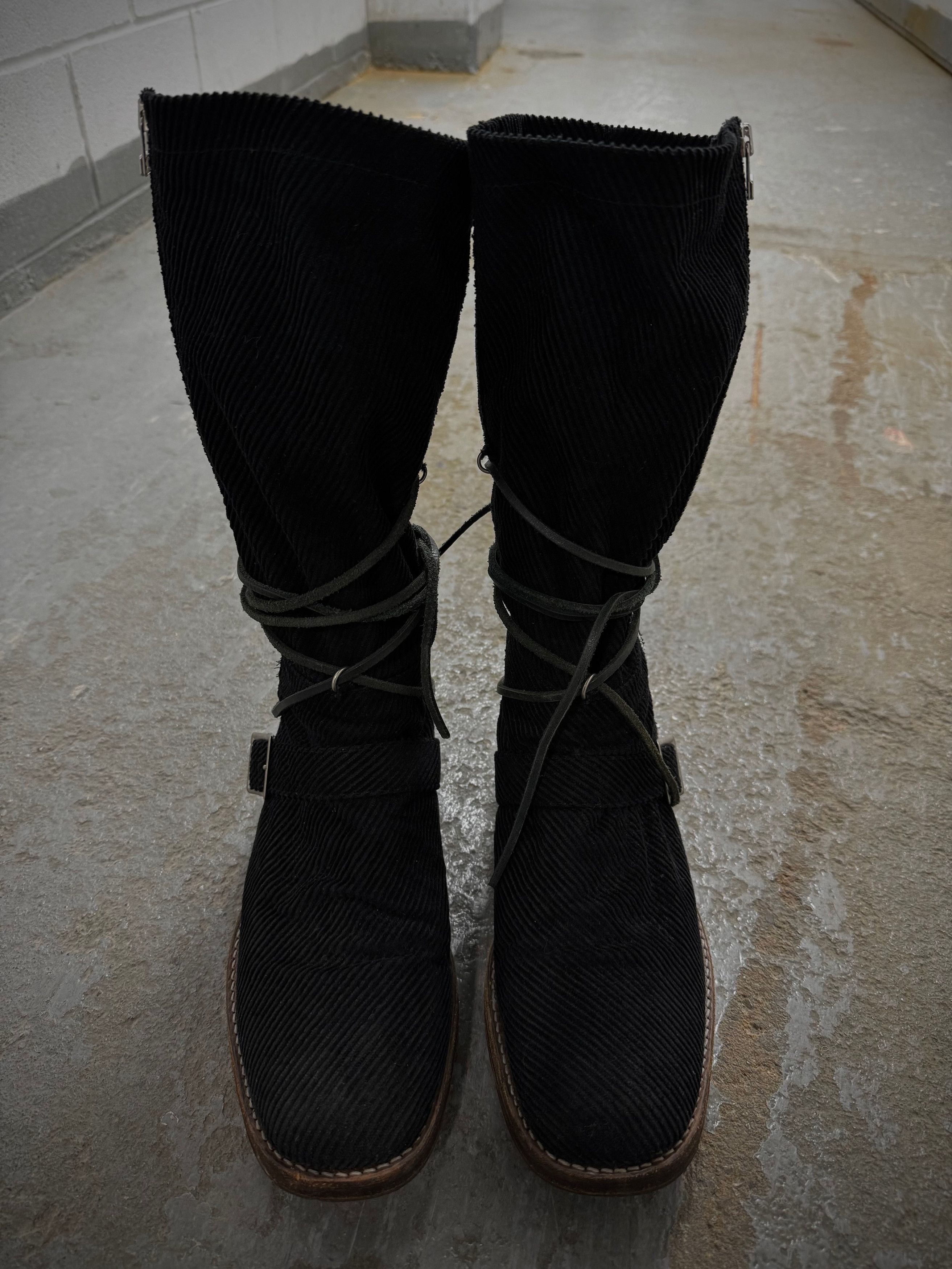 Undercover Undercover Corduroy Side Zip Engineer Boots Size US 9 / EU 42 - 6 Thumbnail