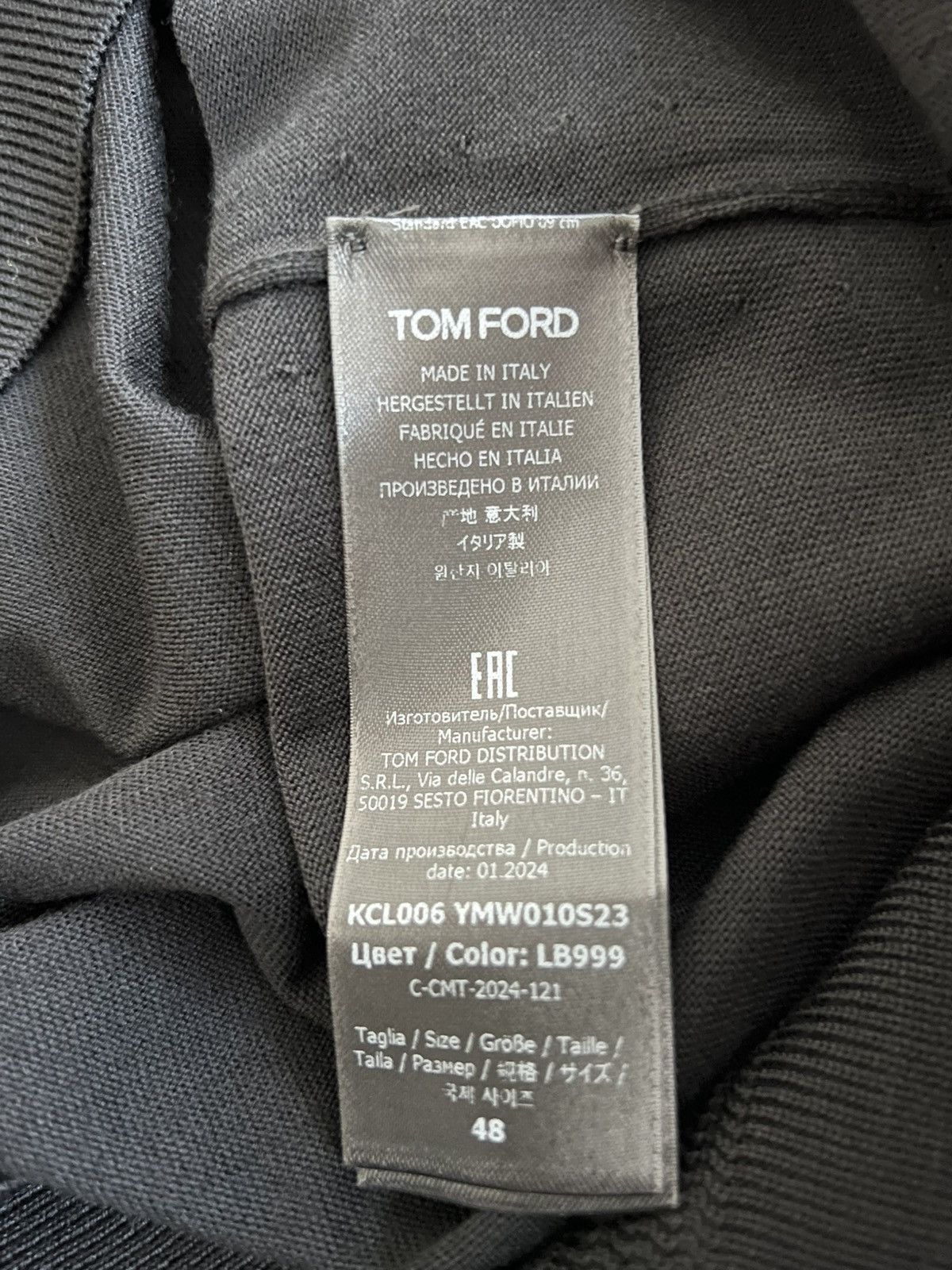 Tom Ford Tom Ford wool knitted jumper • 100% wool • Pulls on black 48 Size US M / EU 48-50 / 2 - 11 Thumbnail