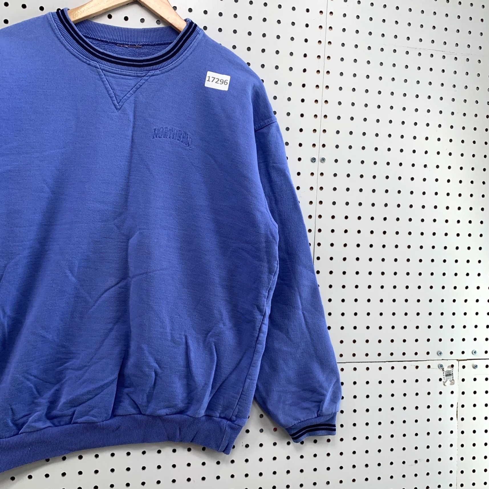 Vintage VINTAGE Northern Crew Neck Sweatshirt Blue Adult Medium Pullover School Mens Size US M / EU 48-50 / 2 - 4 Thumbnail