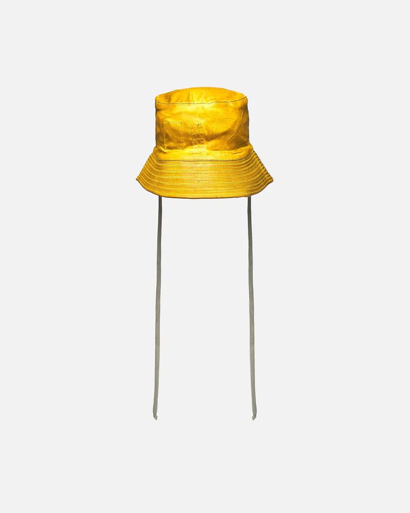 Rick Owens Drkshdw o1s1v1r1oon0925 Size: Medium/Gilligan Hat in Light Yellow Size ONE SIZE - 1 Thumbnail