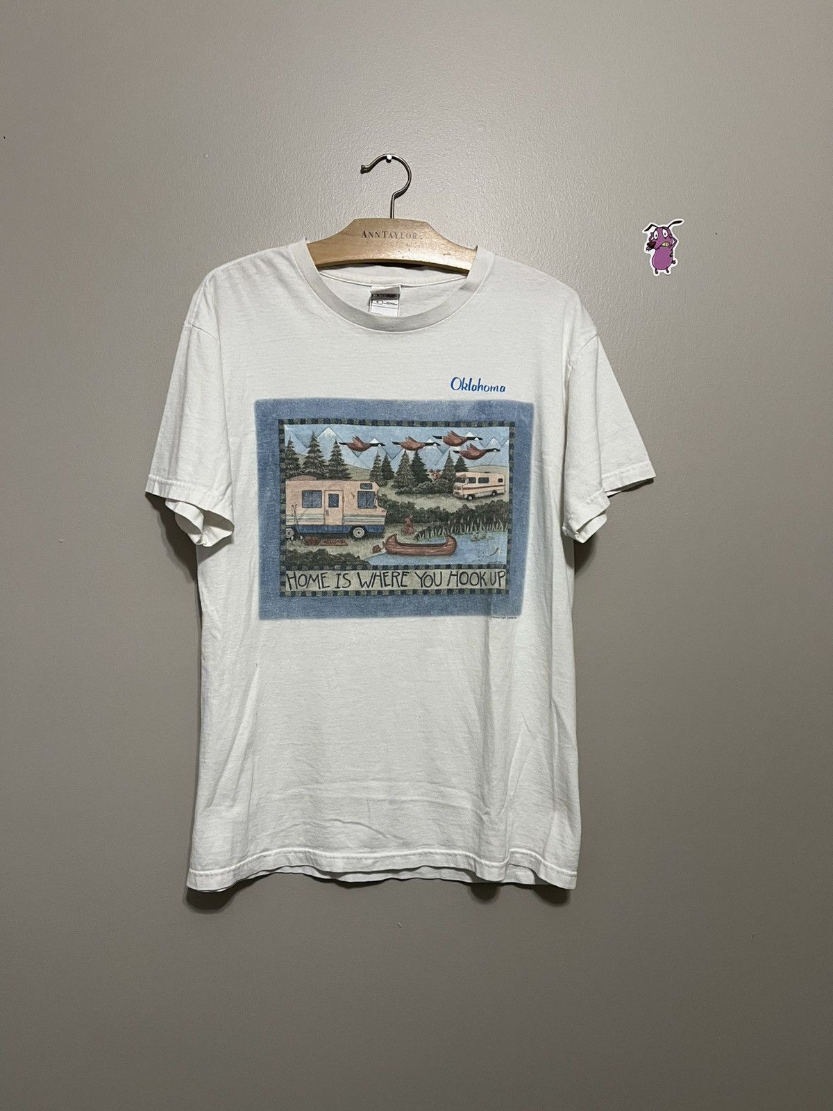 Fruit Of The Loom × Vintage Vintage Winnebago camping shirt “Home is Where You Hook Up” Size US L / EU 52-54 / 3 - 2 Thumbnail