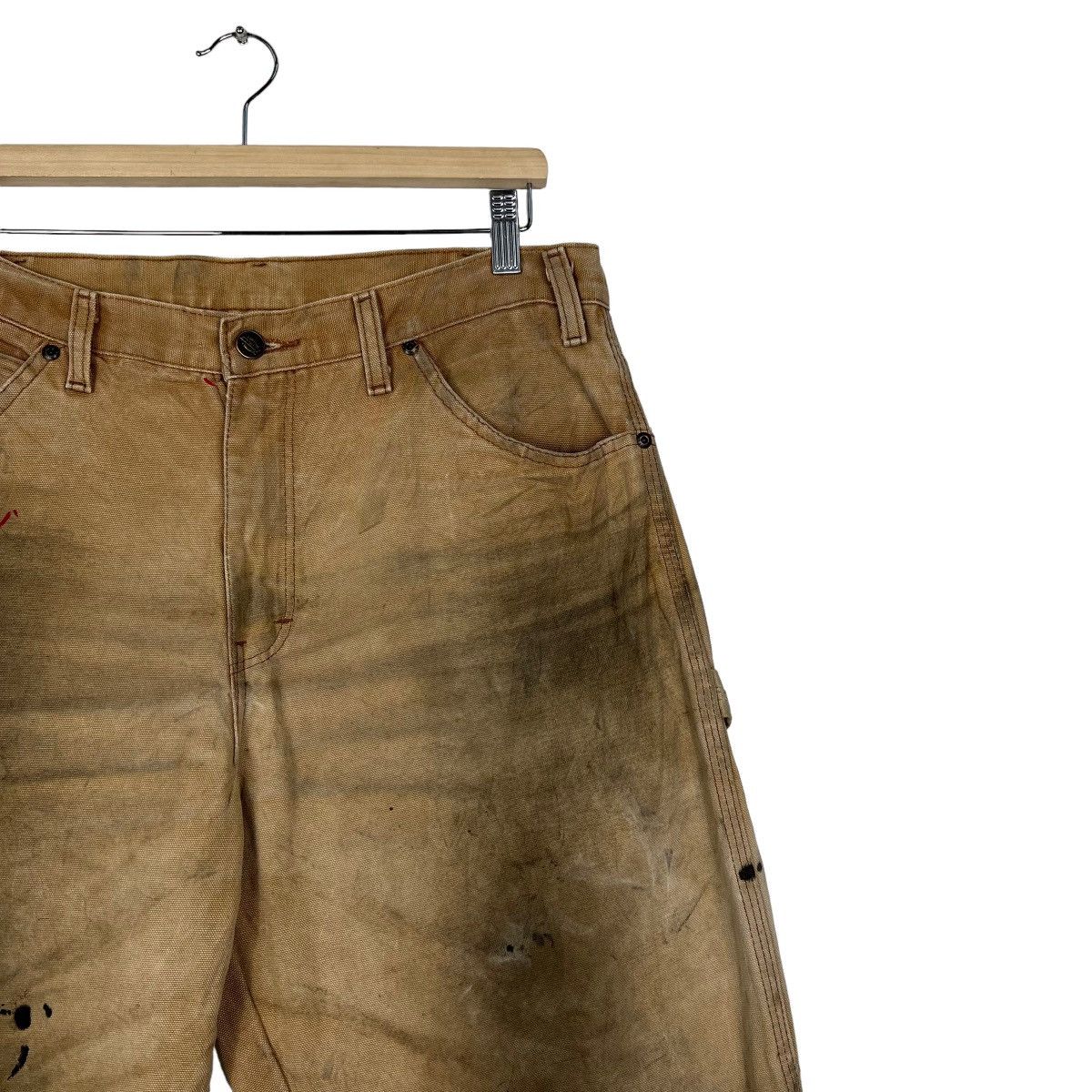 Dickies × Vintage 🔥 VINTAGE DICKIES DYED OILED CARPANTER Size US 34 / EU 50 - 6 Thumbnail