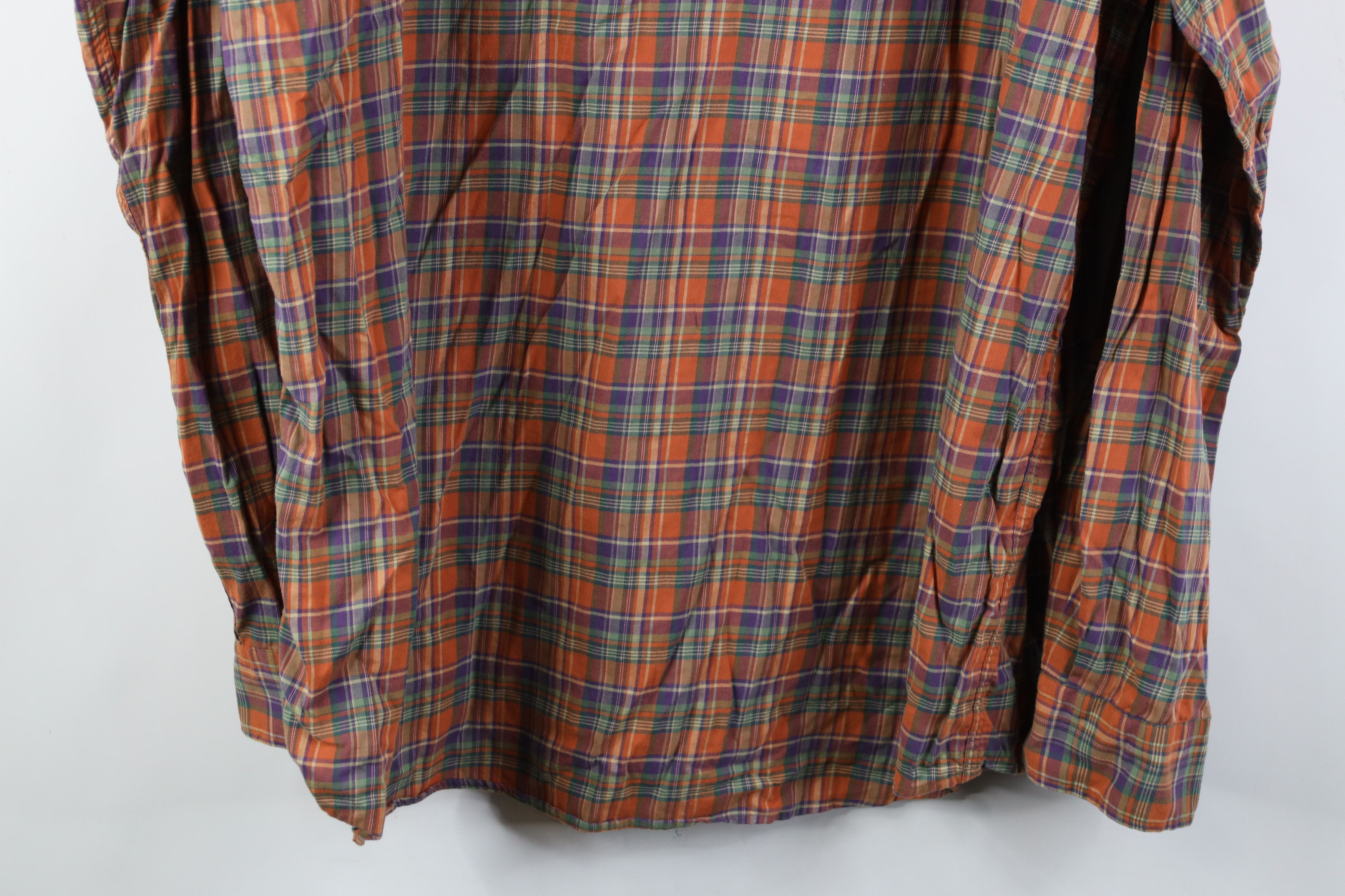 Ralph Lauren Vintage 90s Ralph Lauren Flannel Elbow Patch Button Shirt Size US XL / EU 56 / 4 - 13 Thumbnail