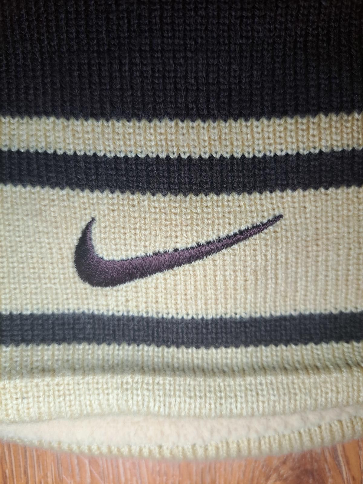 Nike Nike Beanie Brown Beige Striped Hat Size ONE SIZE - 2 Thumbnail