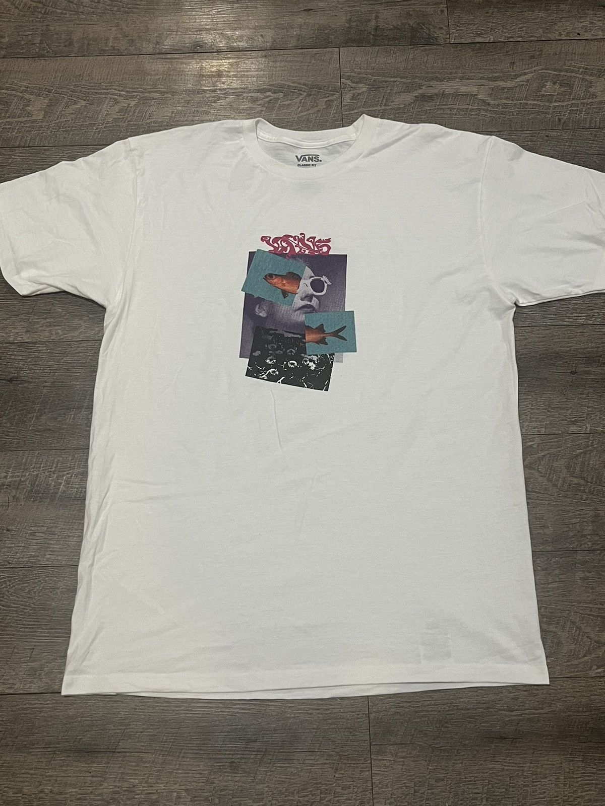 Vans Vans Off The Wall White Tee Shirt Size Large Size US L / EU 52-54 / 3 - 1 Thumbnail