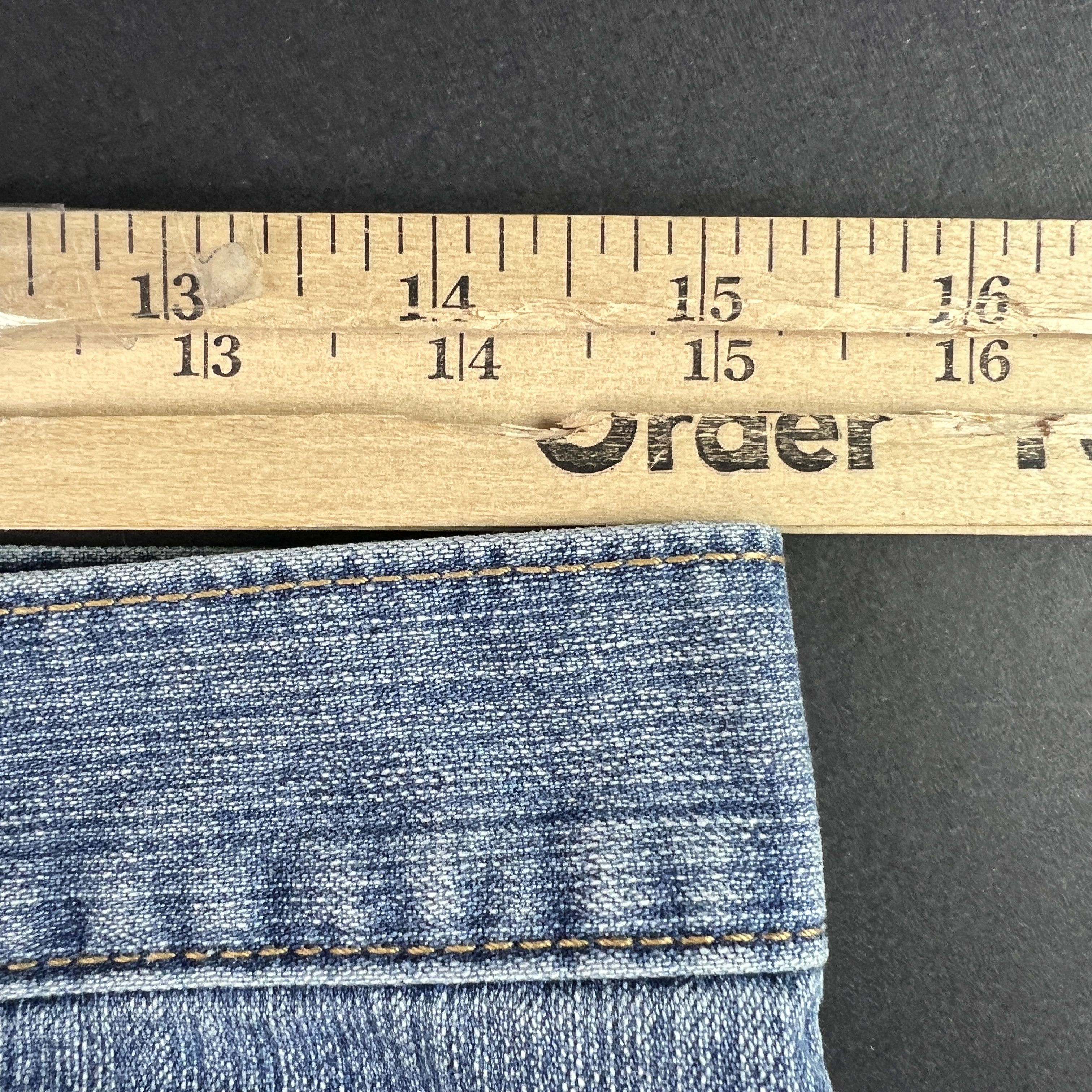 Calvin Klein Y2K Calvin Klein Jeans Low Rise Flare Blue Faded Denim Size 30" / US 8 / IT 44 - 20 Thumbnail