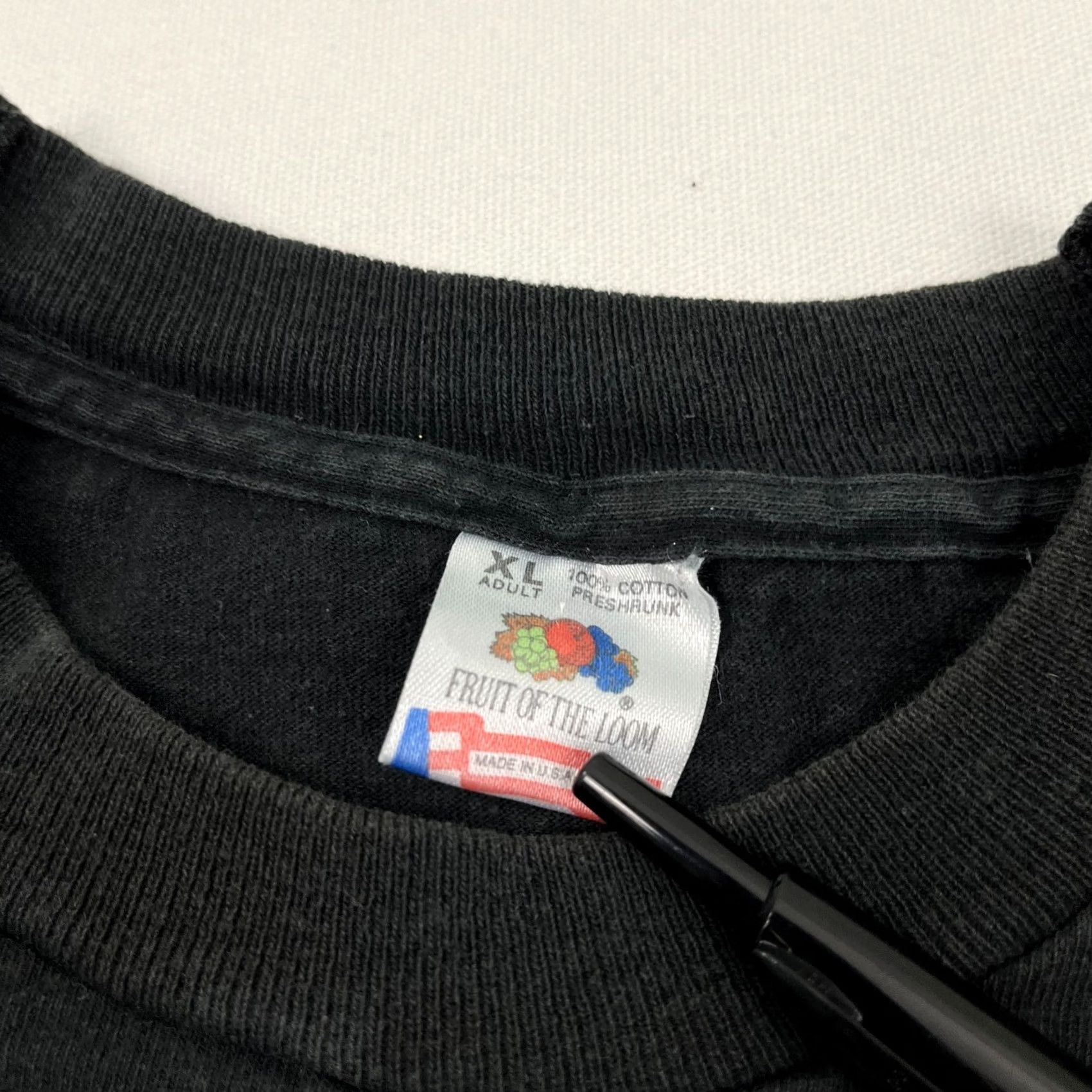 Fruit Of The Loom VTG 90s Clint Black Shirt Mens XL Faded Black Country Music Tee Single Stitch Shirt Graphic Print Cotton Crew Neck Short Sleeve Size US XL / EU 56 / 4 - 3 Thumbnail