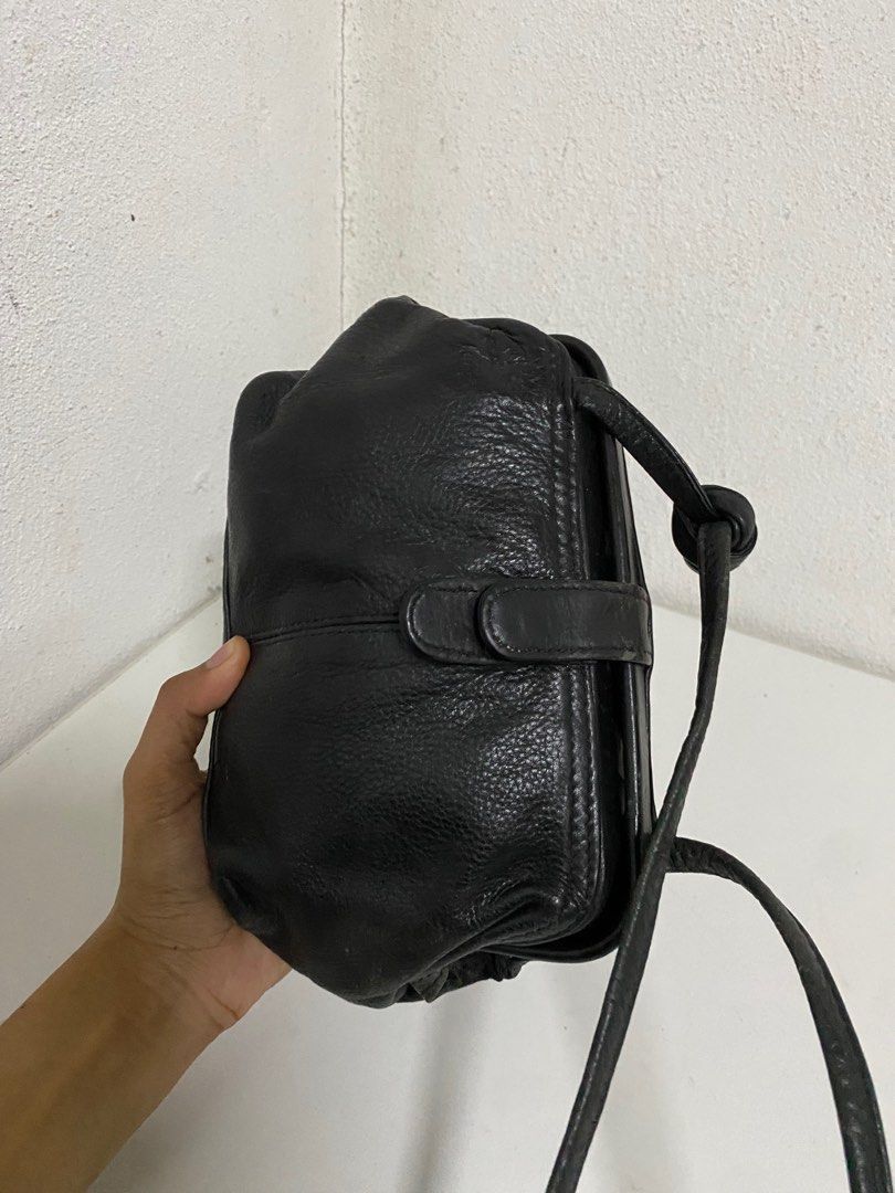 Leather Black Nice Leather Crossbody Bag Size ONE SIZE - 4 Thumbnail