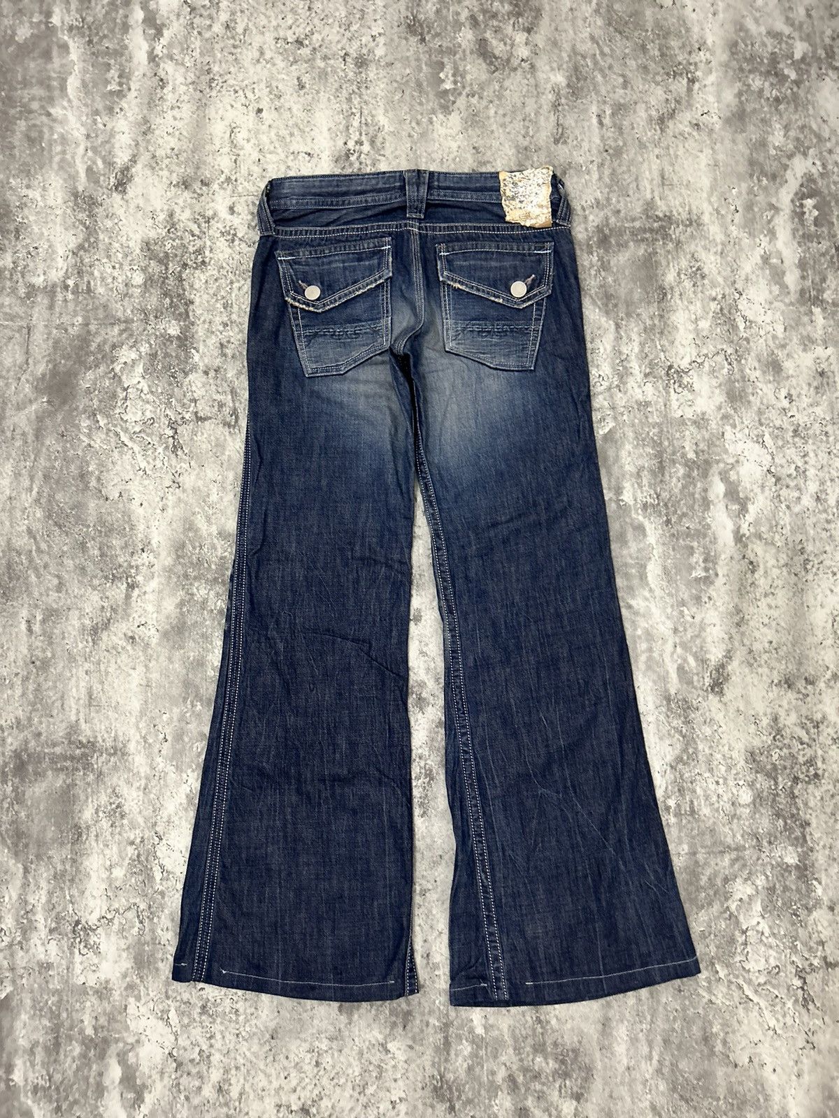 Tornado Mart Vintage Japanese Brappers Flare Jeans Size 28" / US 6 / IT 42 - 1 Thumbnail
