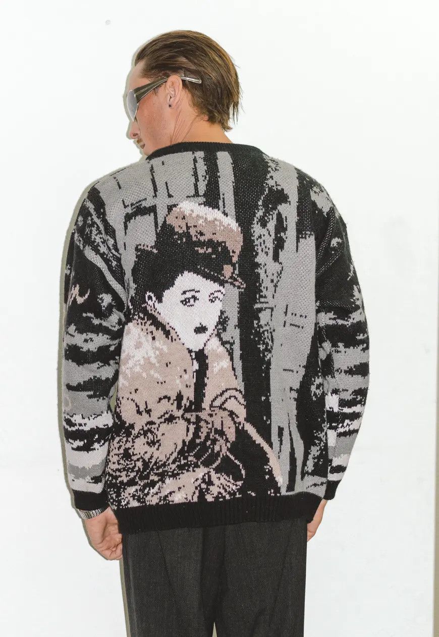 Vintage Rare vintage Charlie Chaplin graphic quality Sweater Size US XL / EU 56 / 4 - 2 Thumbnail