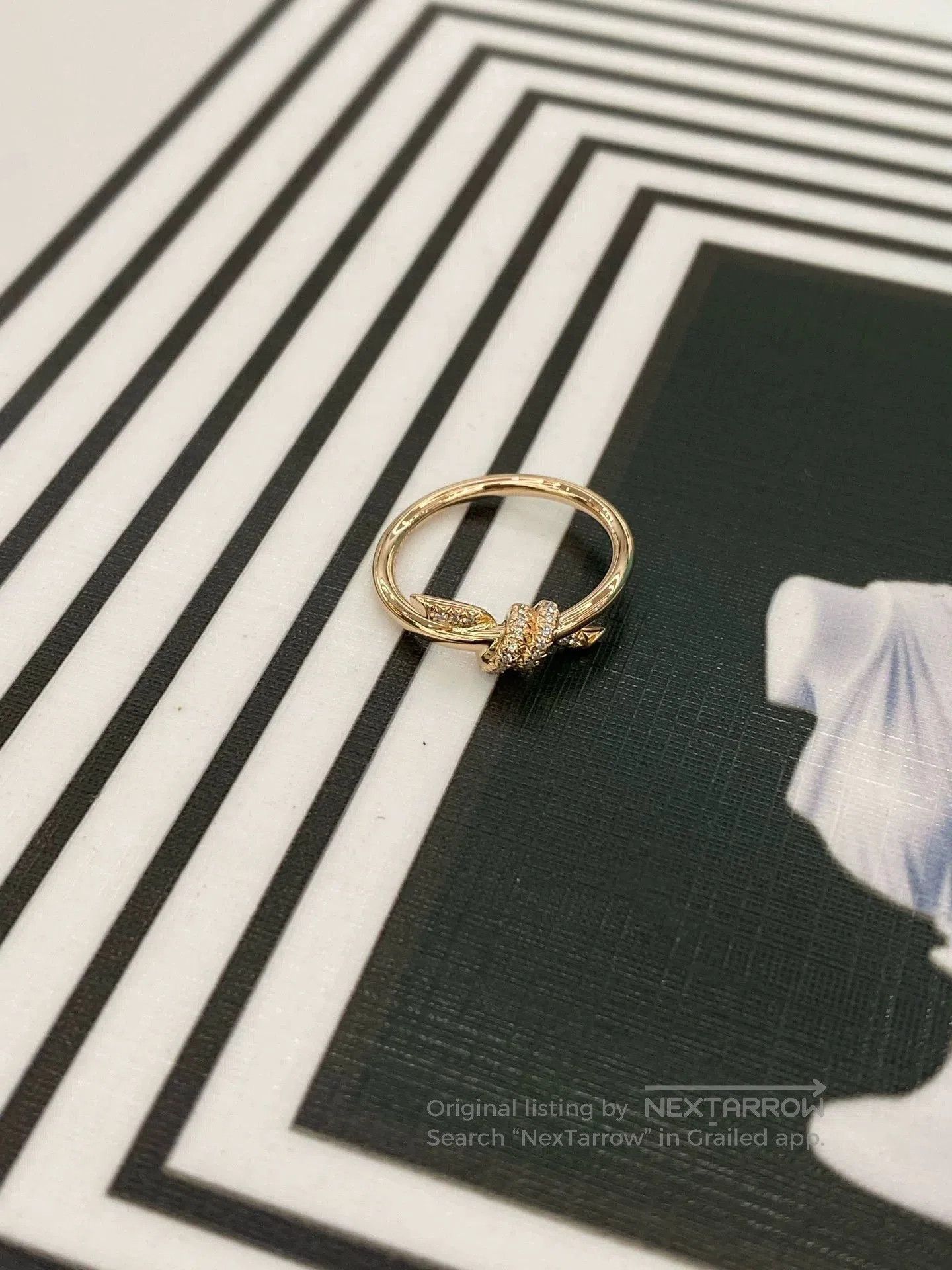 Tiffany & Co. Tiffany & Co. Diamond Knot Ring. Size ONE SIZE - 6 Thumbnail