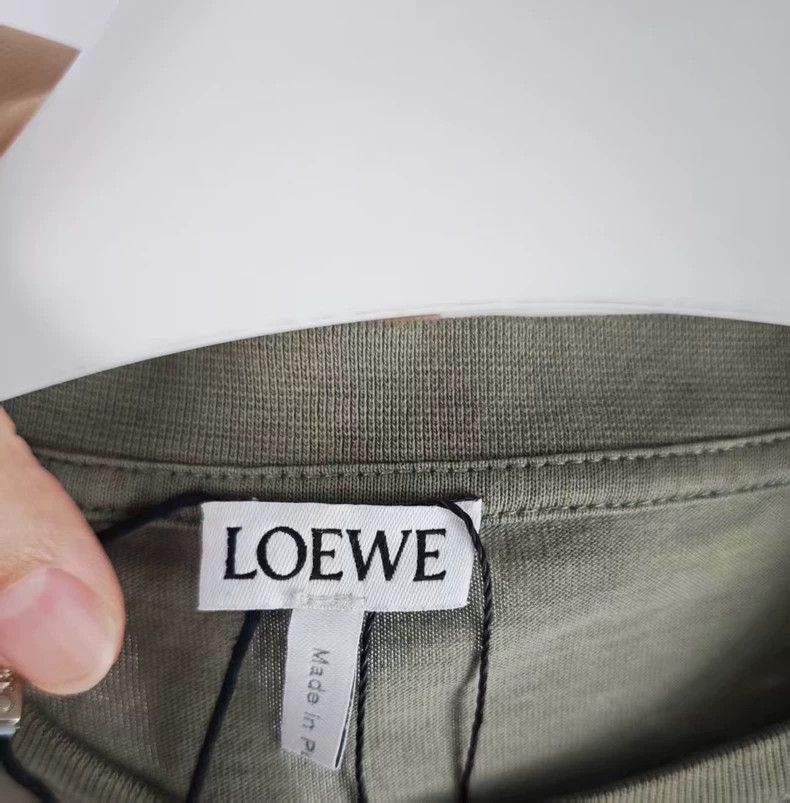 Loewe LOEWE Anagram embroidered cotton round neck short sleeve T Size S / US 4 / IT 40 - 4 Thumbnail
