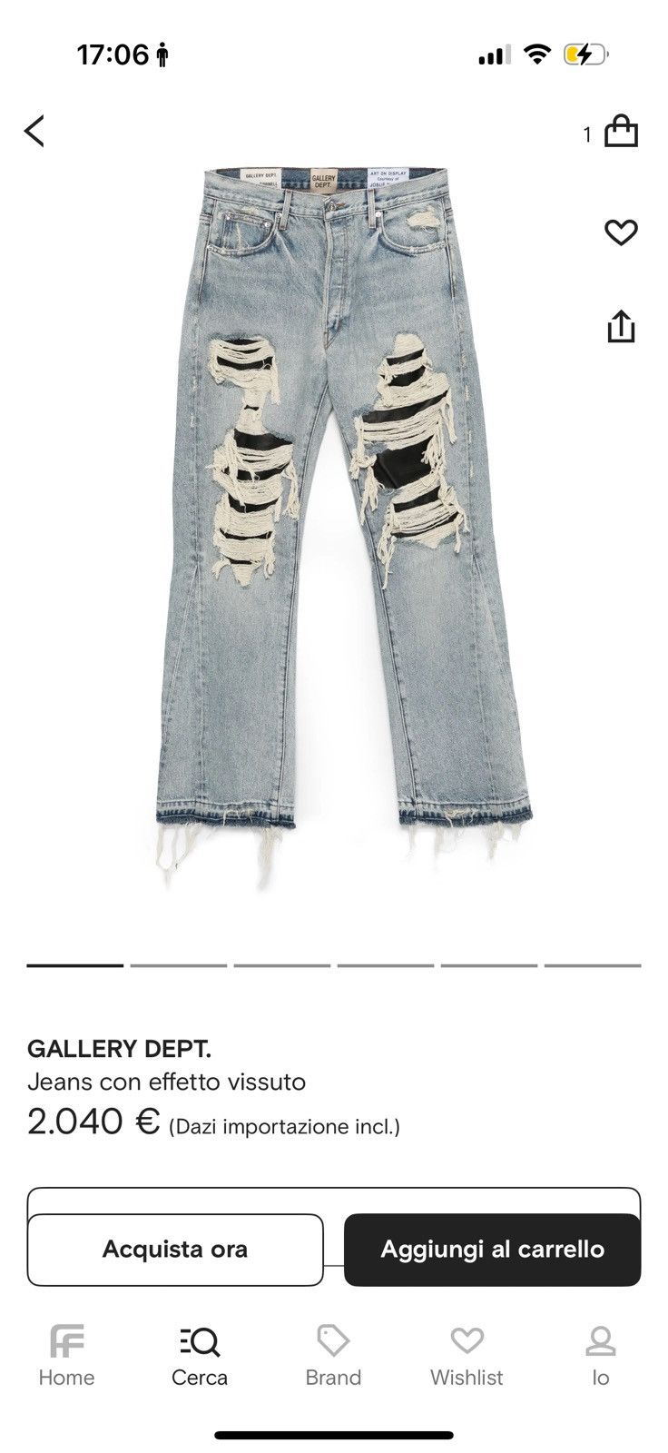 Gallery Dept. Flared Jeans Size US 31 - 12 Thumbnail