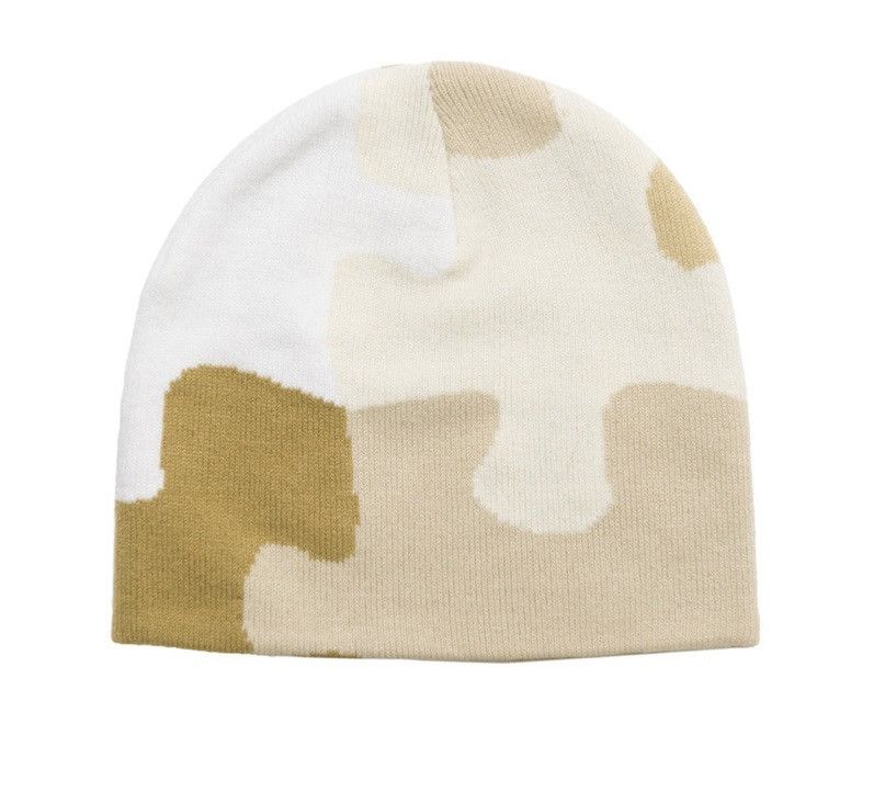 Golf Wang Puzzle Camo Beanie Tan/Cream O/S