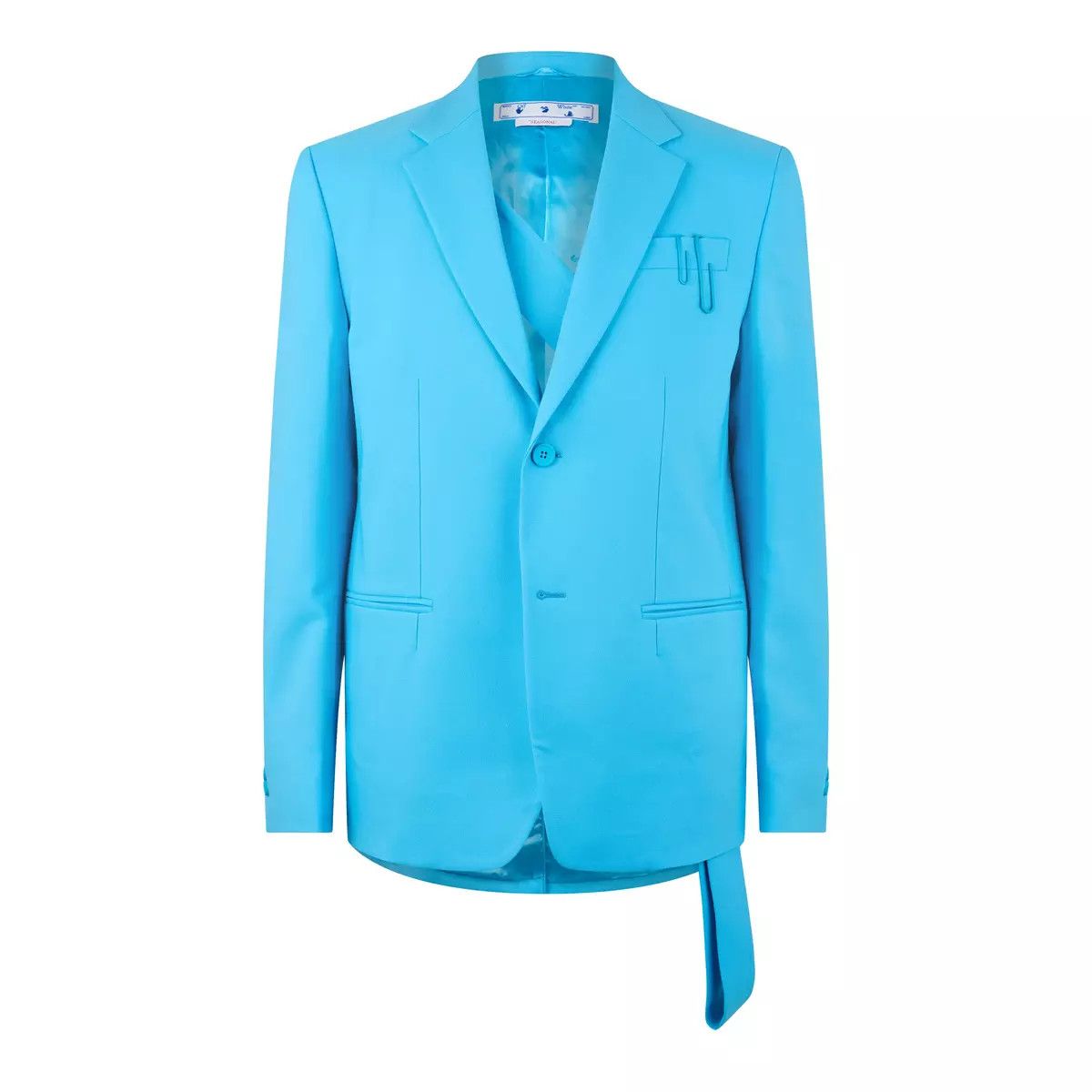 Off-White o1y0225 Blazer in Blue Size US L / EU 52-54 / 3 - 1 Thumbnail