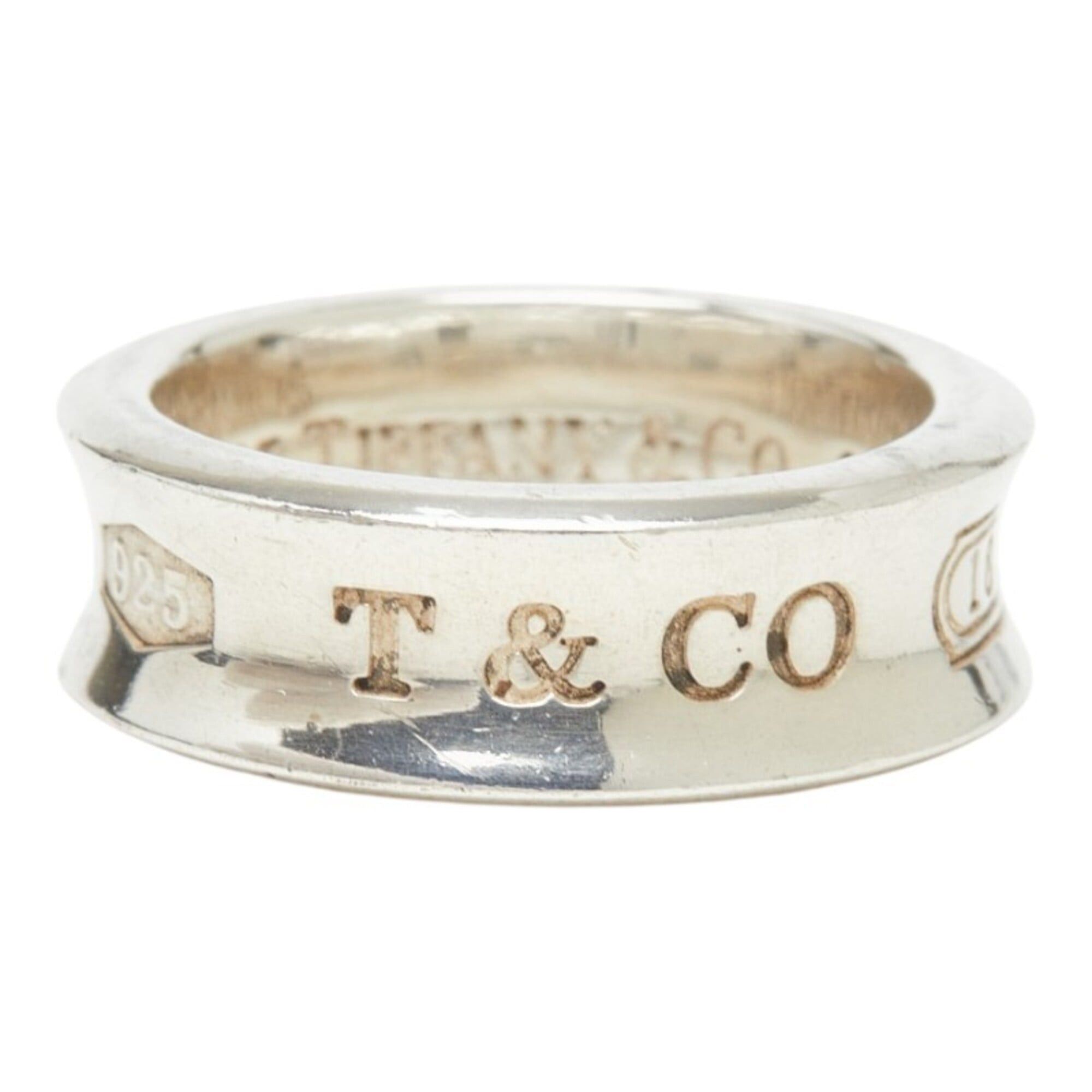 Tiffany & Co. Tiffany & Co. 1837 Narrow Ring, Sterling Silver (SV925), Women's Ring. Size ONE SIZE - 1 Thumbnail