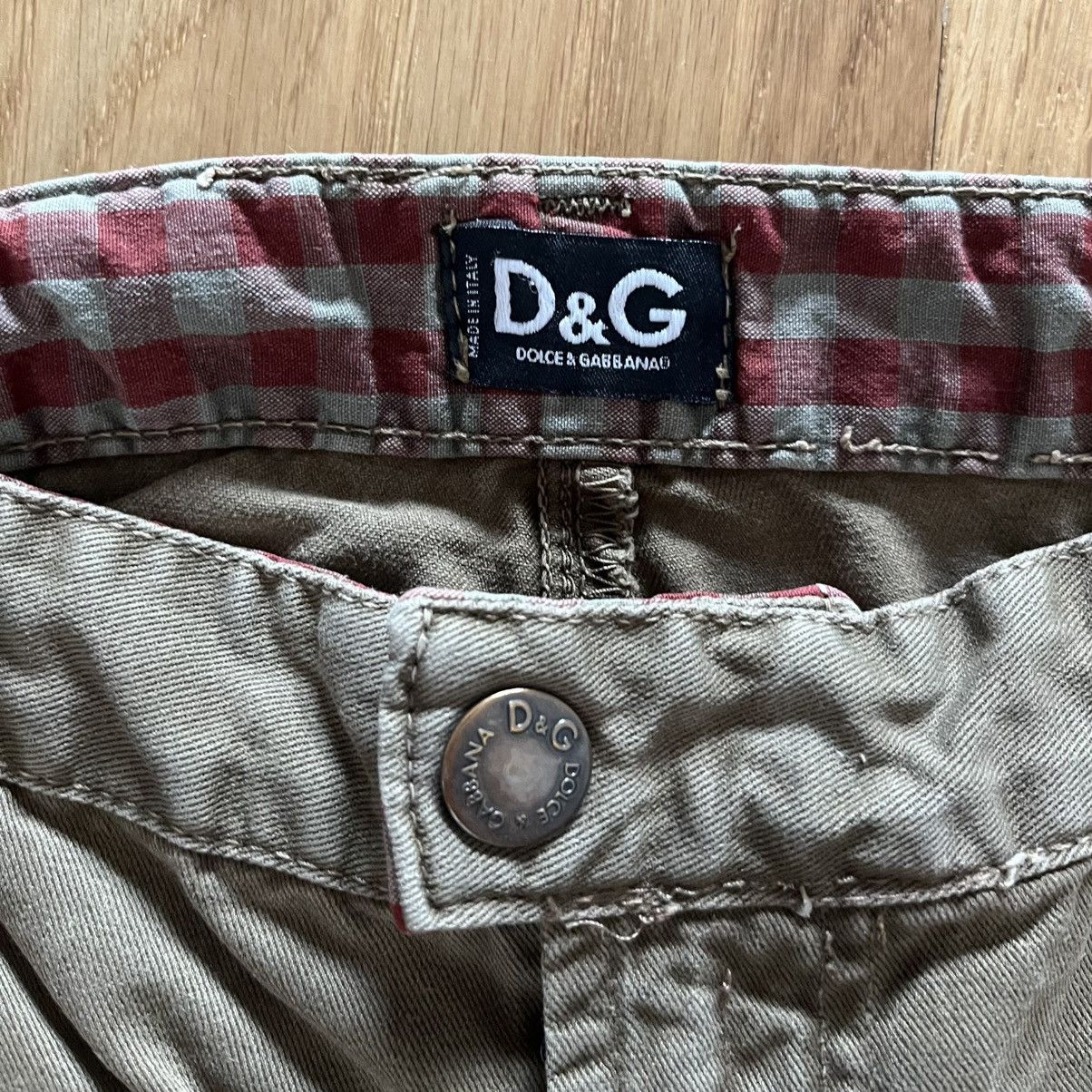 Dolce & Gabbana Dolce & Gabbana S/S03 Bootcut Hunting Cargo Pants Size US 29 - 3 Thumbnail