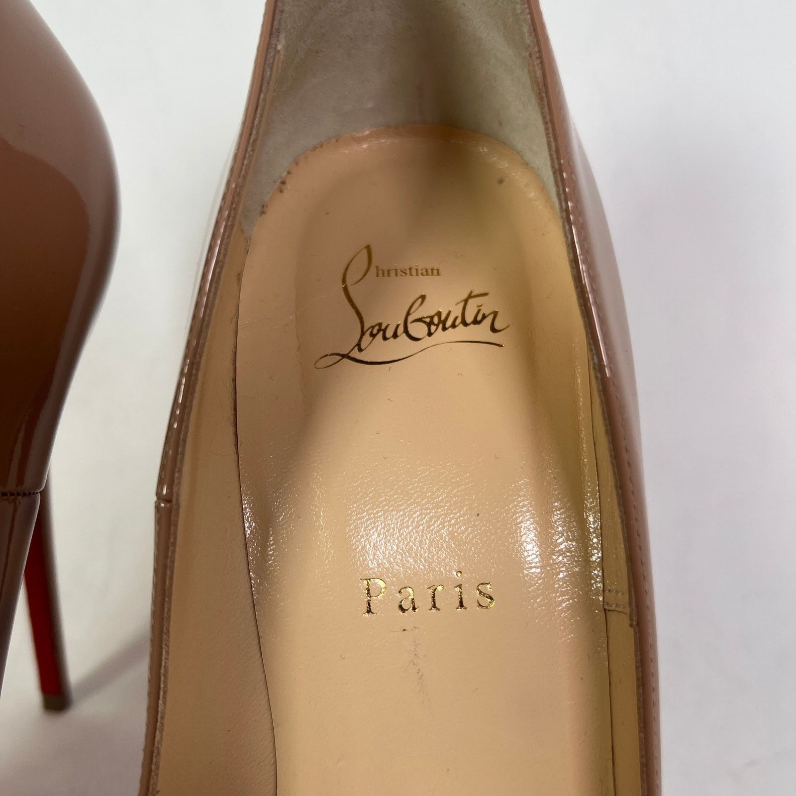 Christian Louboutin Christian Louboutin Nude Patent Kate 120 Heels Size 41 Size US 11 / IT 41 - 8 Thumbnail