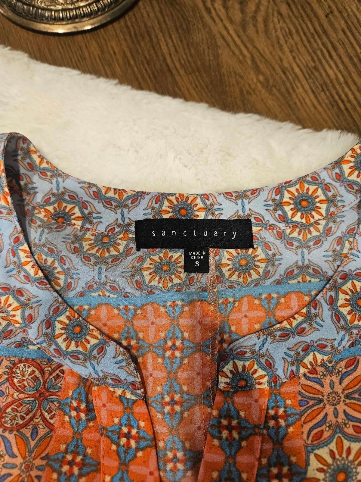 Sanctuary Sanctuary Print Sleeveless Blouse #171 Size S / US 4 / IT 40 - 6 Thumbnail
