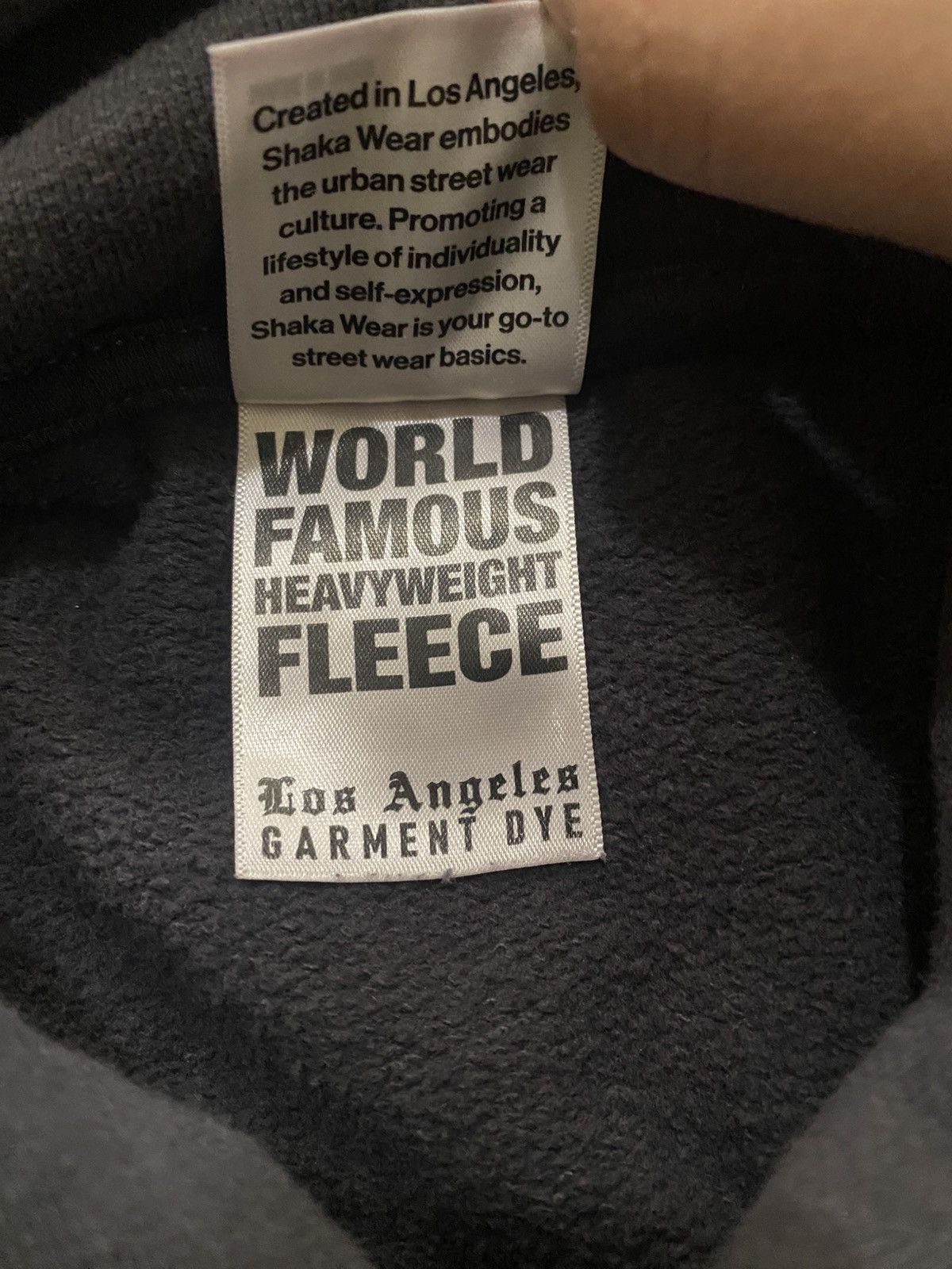 Other Shaka Wear Heavyweight Grey Garment Dye Hoodie Size US XXL / EU 58 / 5 - 4 Thumbnail