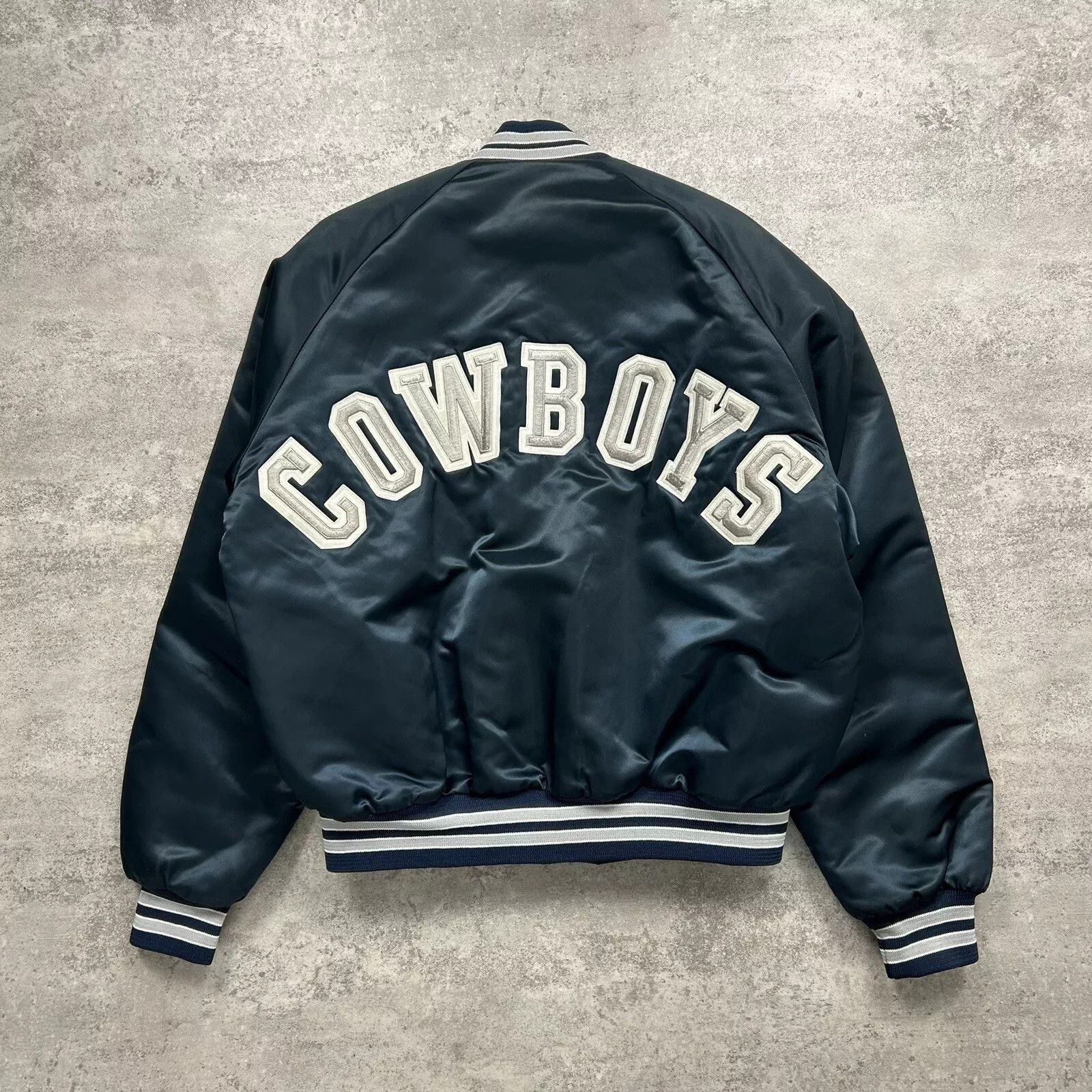 Vintage Chalk Line deals Dallas Cowboys Satin Jacket Size Medium Men’s Rare