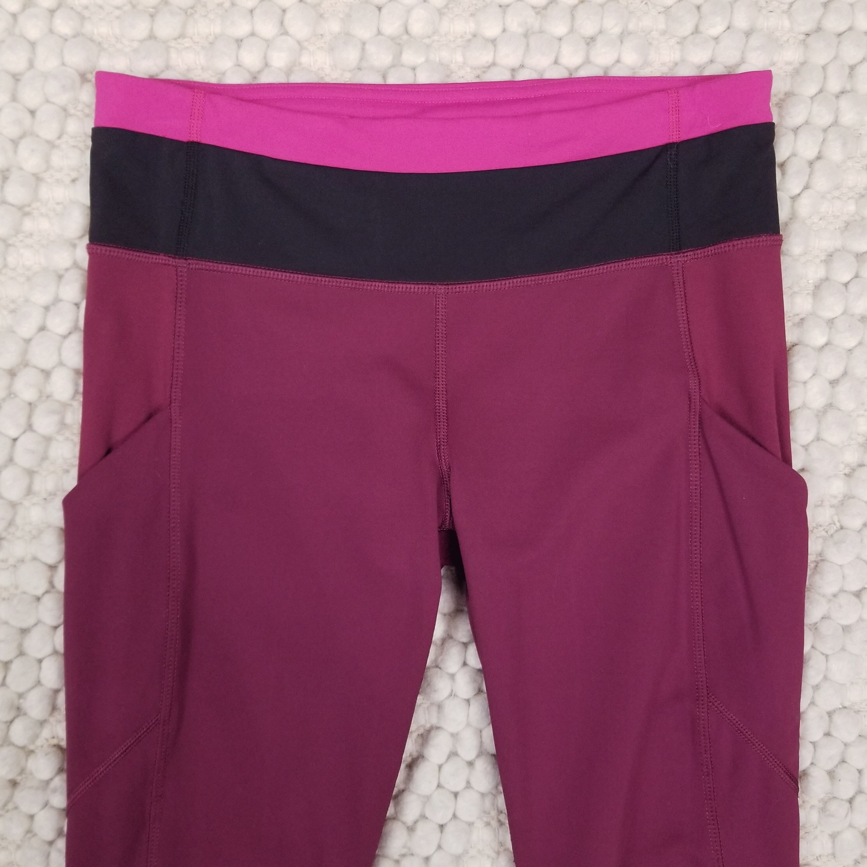 Lululemon Gathered Leg Leggings Size 28" / US 6 / IT 42 - 2 Thumbnail