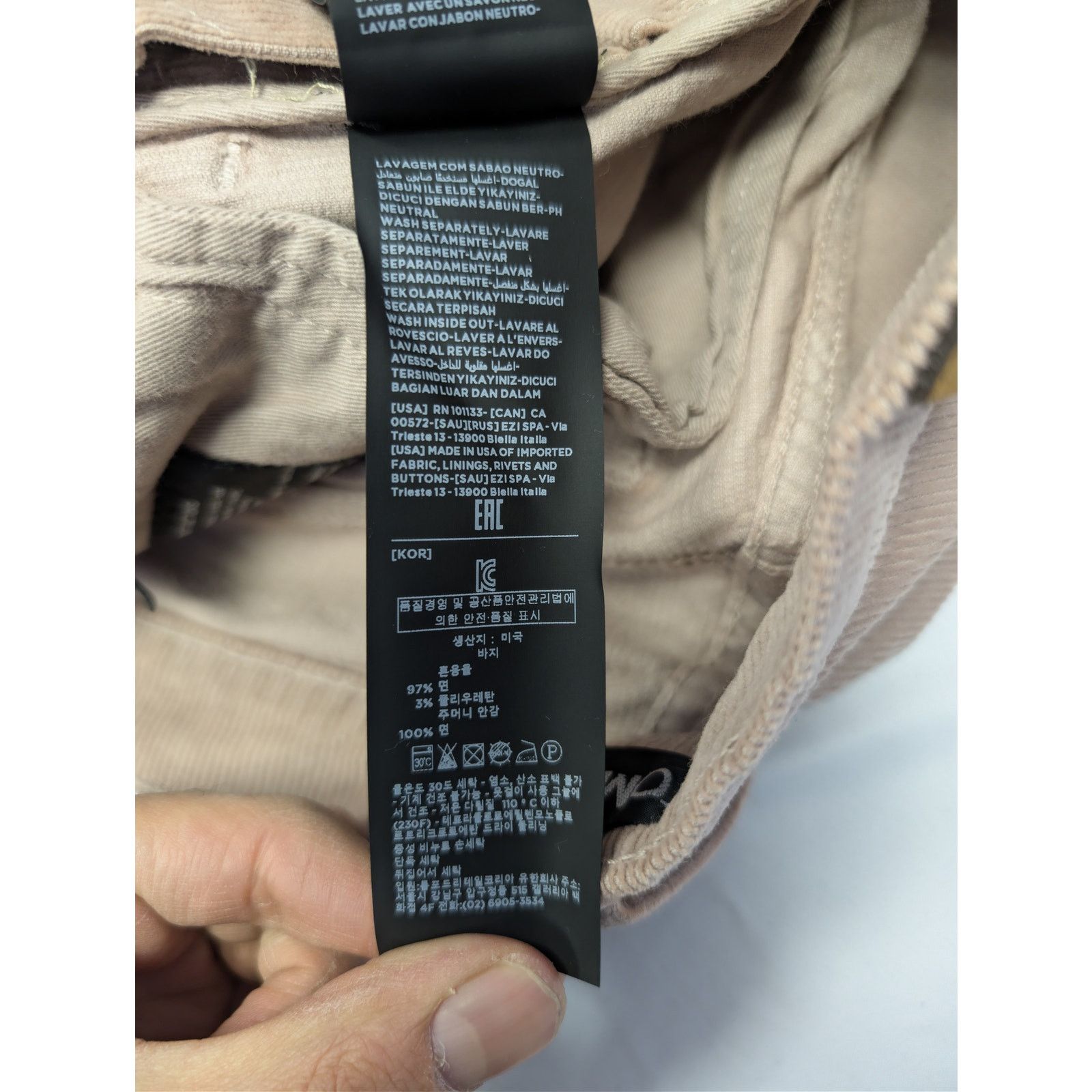 Tom Ford o1rshd1 Slim Jeans in Light Rose Size US 29 - 20 Thumbnail