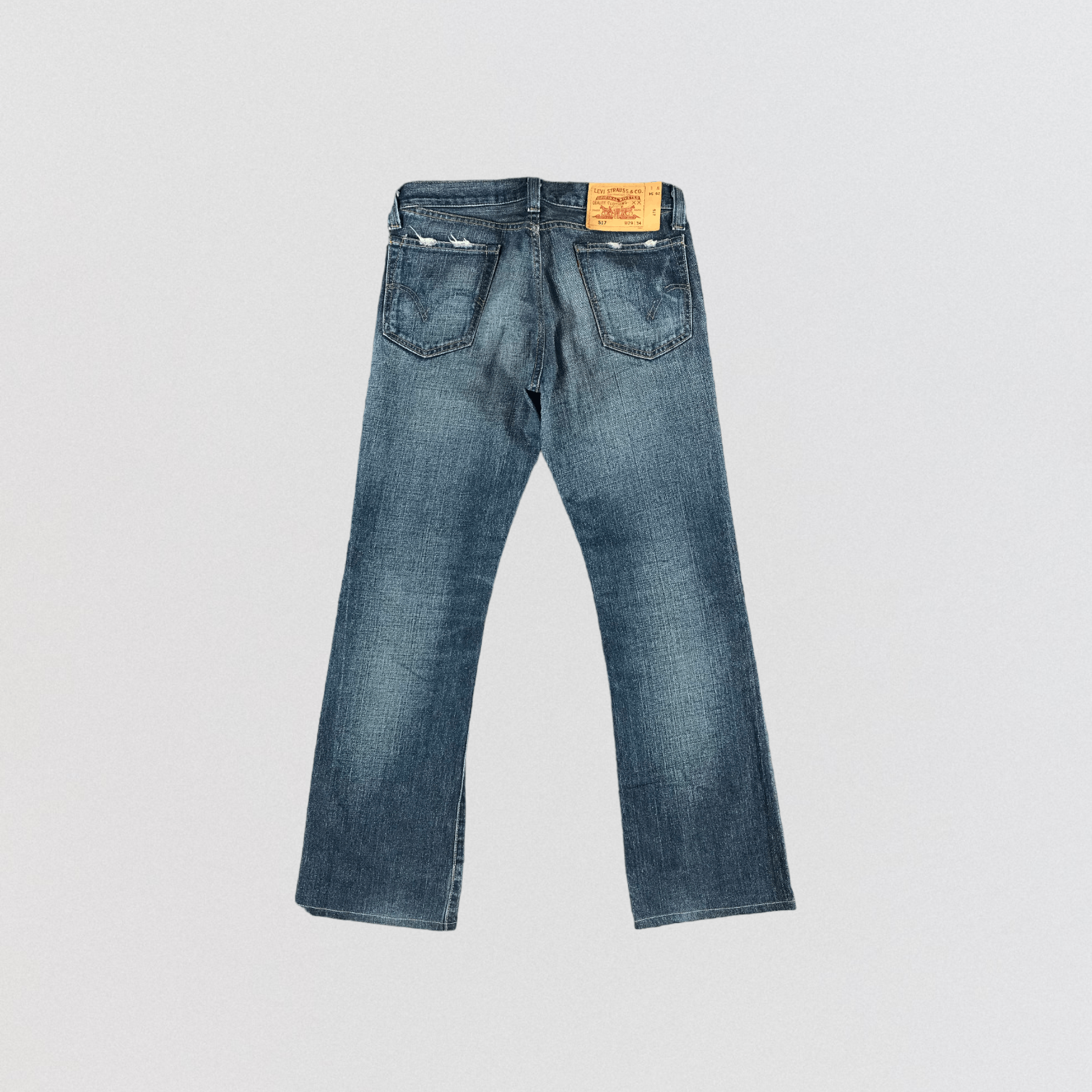 Levi's × Vintage 90s Vintage Levis 517 Flare Jeans-JM3139 Size US 31 - 2 Thumbnail