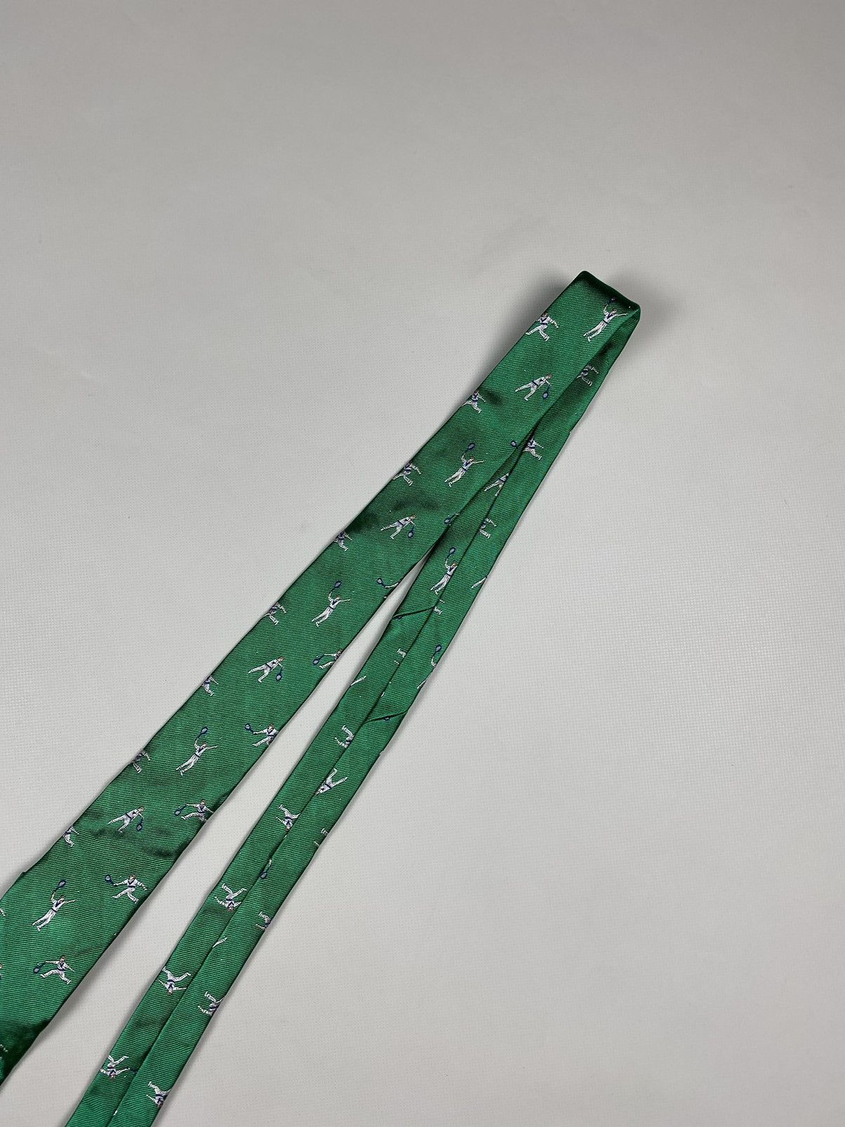 Hackett Hackett London Tennis Pattern silk tie Size ONE SIZE - 5 Thumbnail