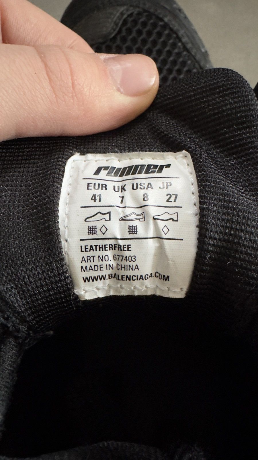 Balenciaga Balenciaga Runner Size US 8 / EU 41 - 7 Thumbnail