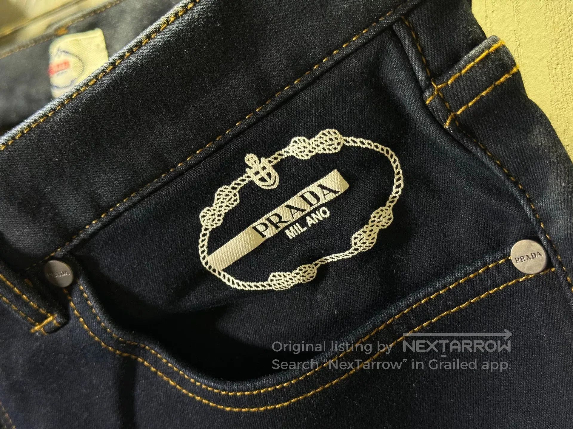 Prada Prada Men's Winter Fleece Jeans. Size US 33 - 3 Thumbnail