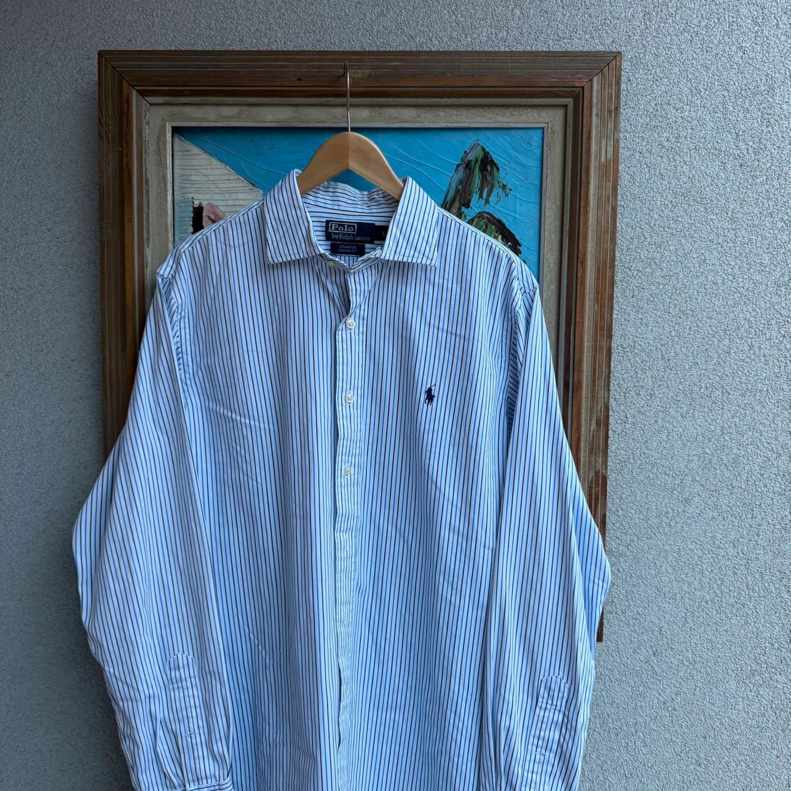 Polo Ralph Lauren Ralph Lauren Vintage 90s Shirt Striped Button Up Size US L / EU 52-54 / 3 - 2 Thumbnail