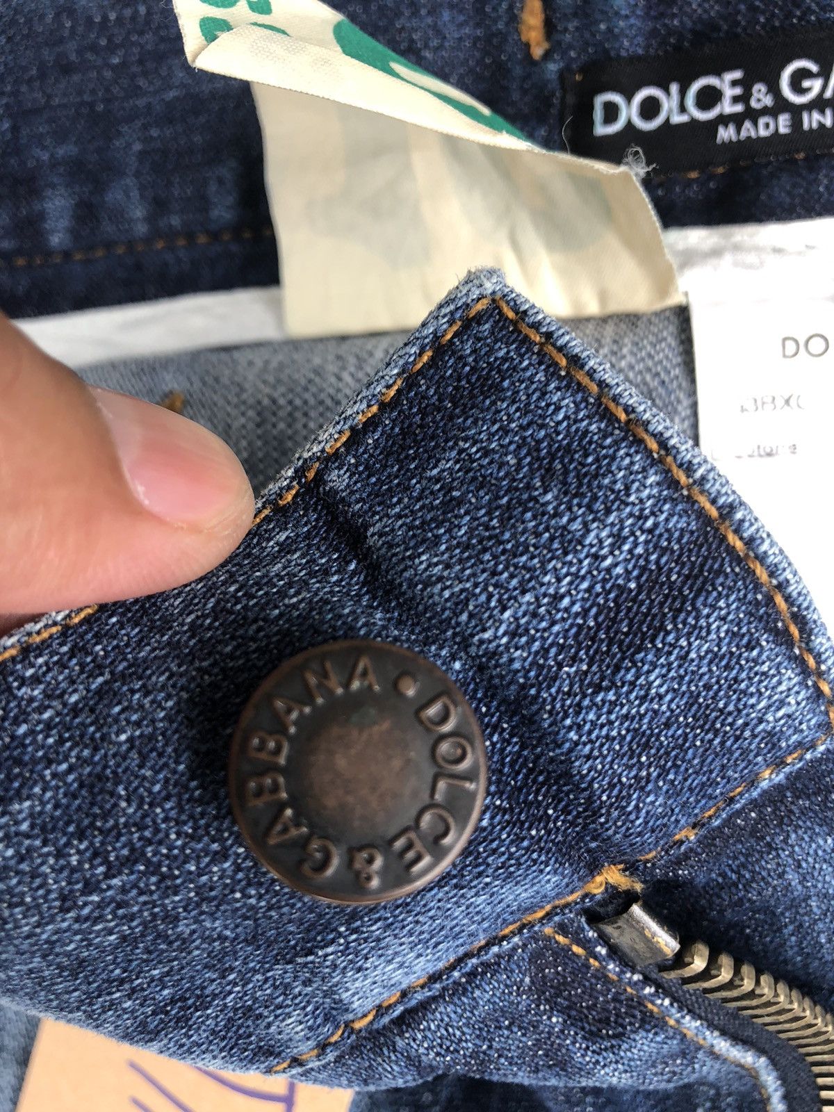Dolce & Gabbana Rare Dolce & Gabbana Embroidered Distressed Jeans Size US 32 / EU 48 - 18 Thumbnail