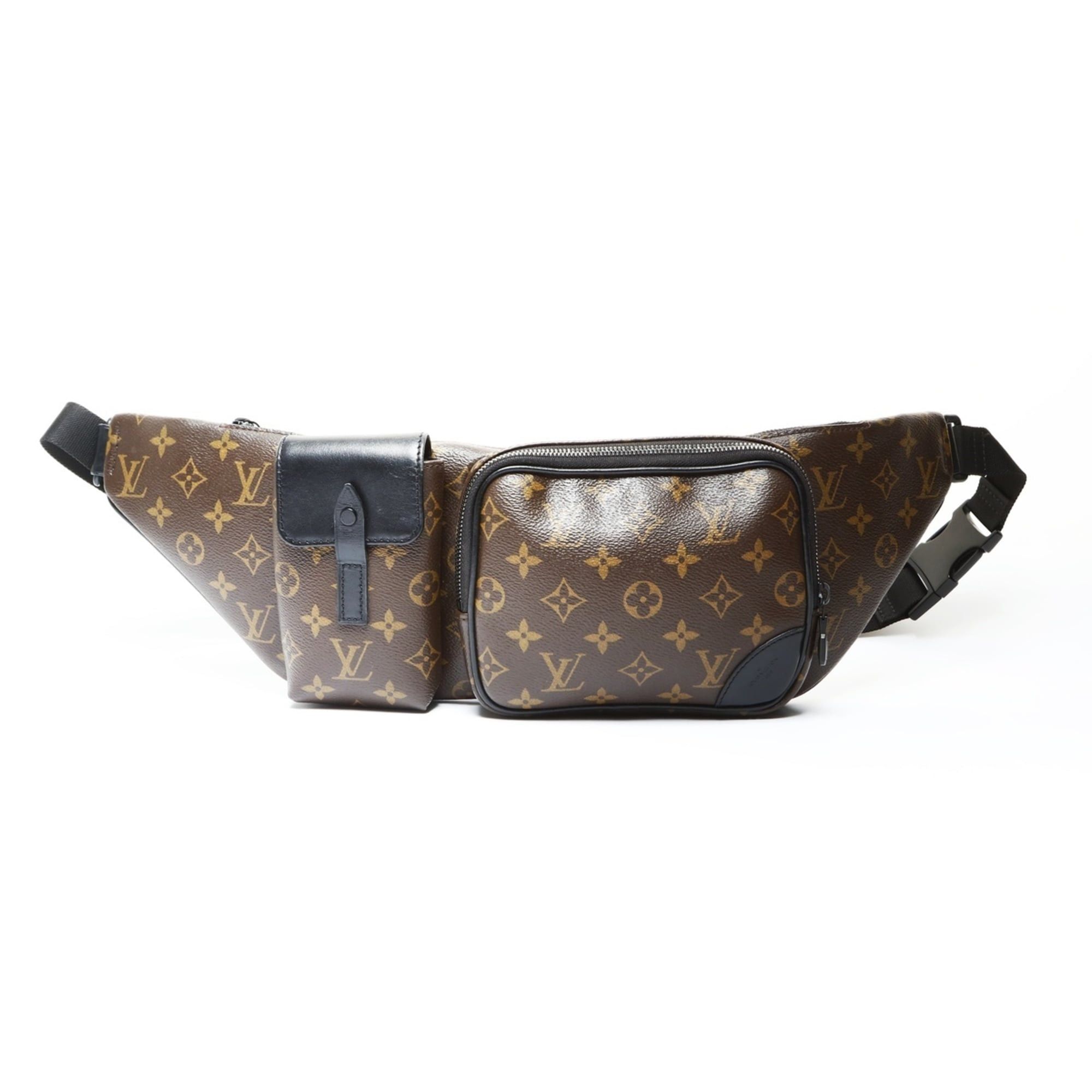 Louis Vuitton Louis Vuitton 2020 Monogram Macassar Christopher Bumbag Shoulder Bag in Brown Size ONE SIZE - 1 Thumbnail