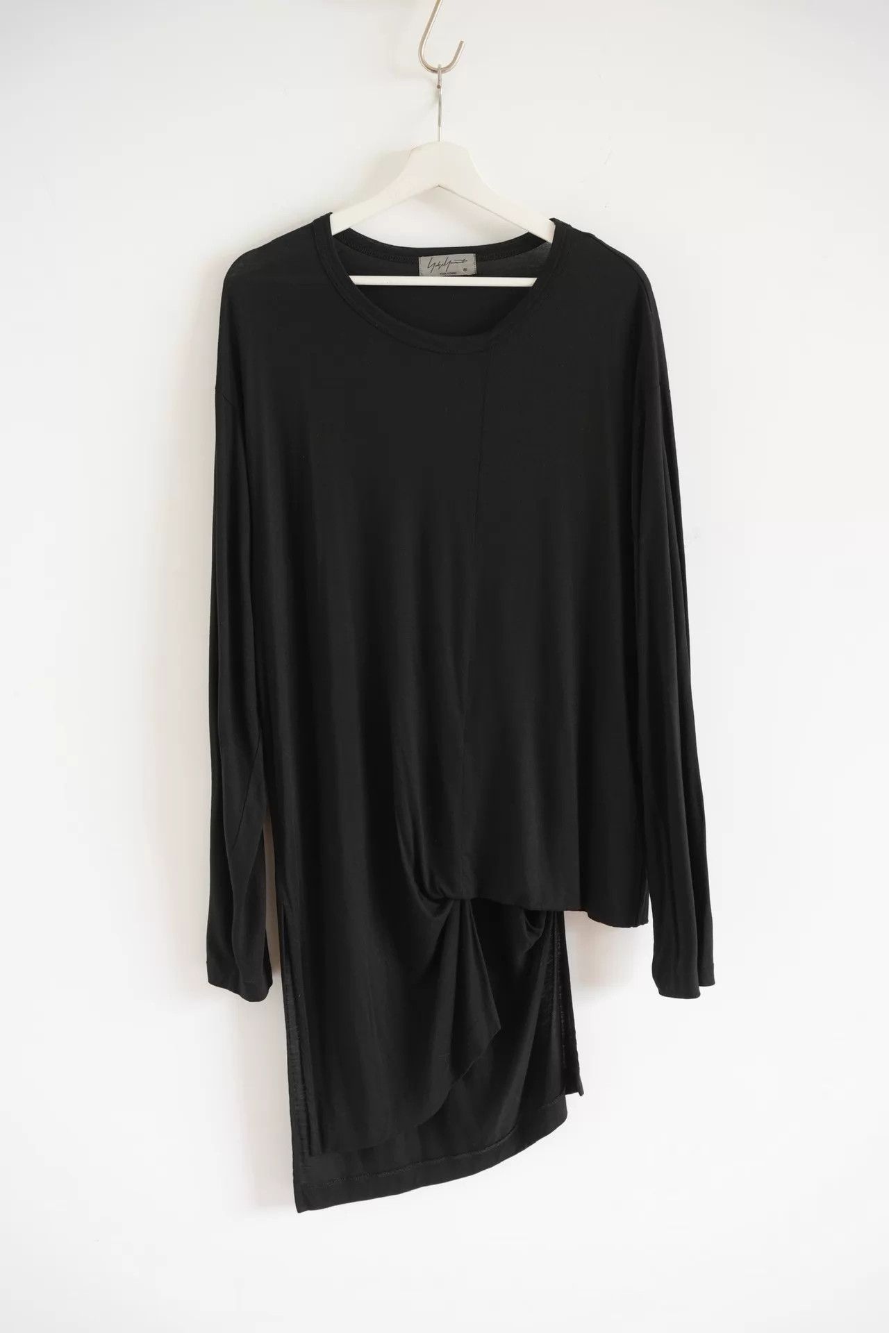 Yohji Yamamoto Yohji Yamamoto 17AW Mens Double Spiral LS Tee Sz3 Size US L / EU 52-54 / 3 - 1 Thumbnail