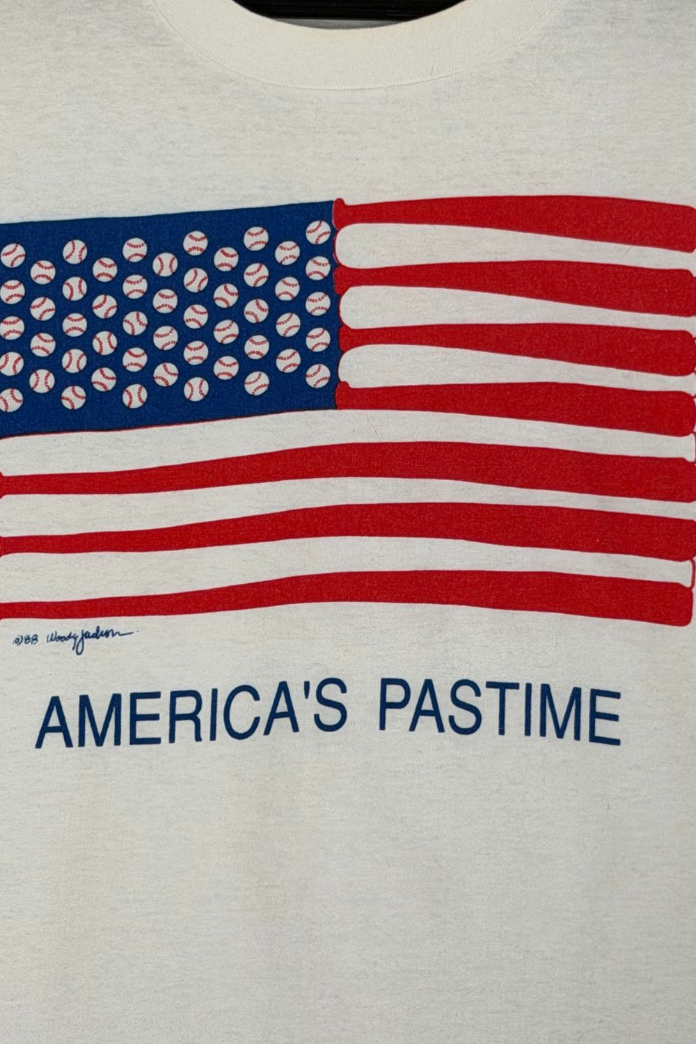 Anvil Vintage 1988 America’s Pastime Baseball USA Graphic Tee XL Size US XL / EU 56 / 4 - 6 Thumbnail