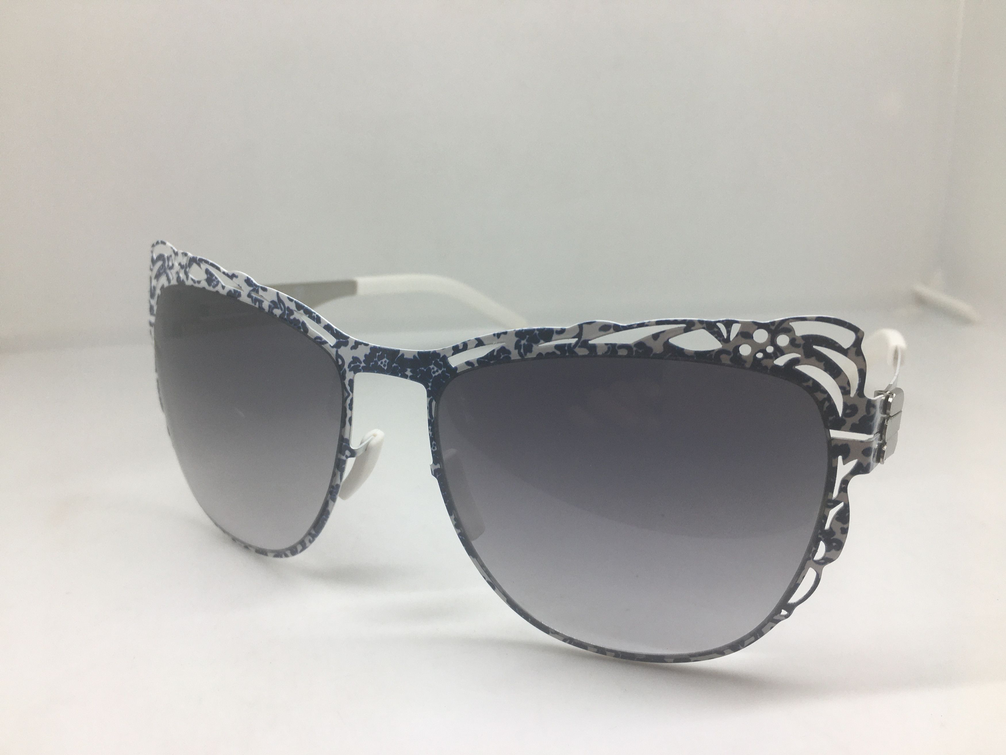 Other AC Berlin blue white porcelain Alloy Oversize Sunglasses Size ONE SIZE - 3 Thumbnail