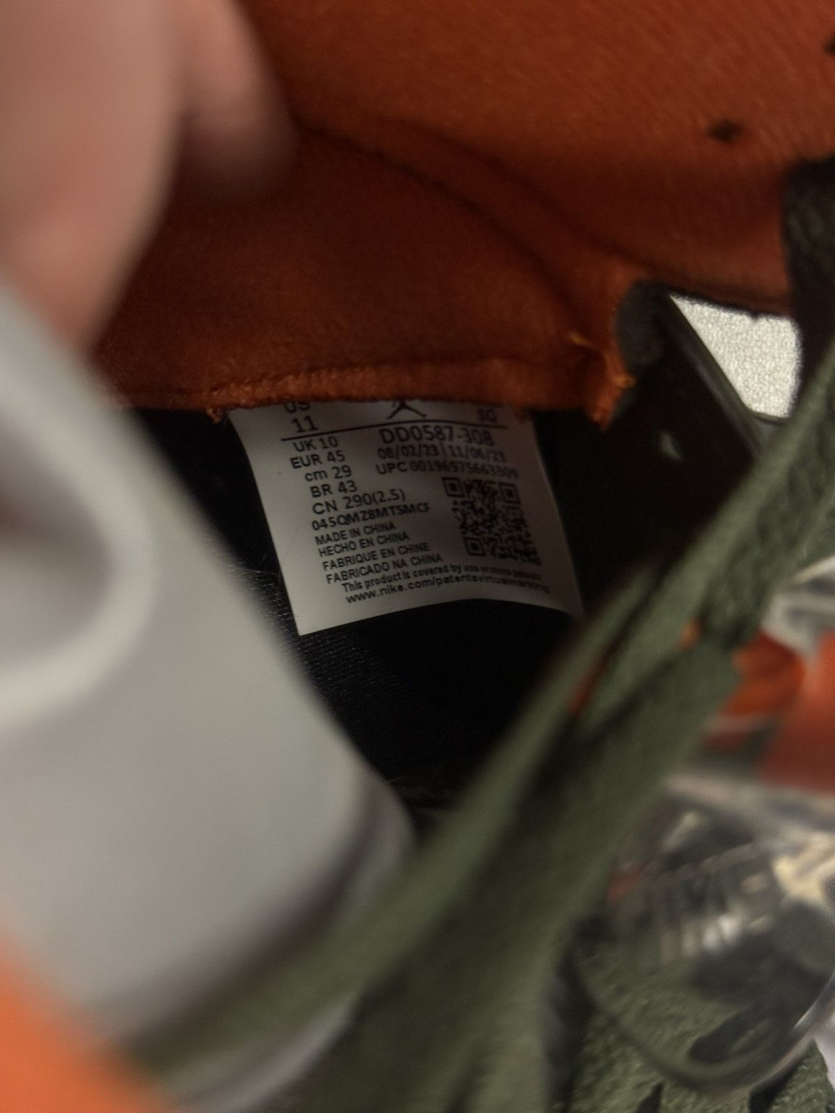 Jordan Brand × Nike Jordan 5 Olive Size 11 Pre Owned 🧼 W/ BOX Size US 11 / EU 44 - 15 Thumbnail